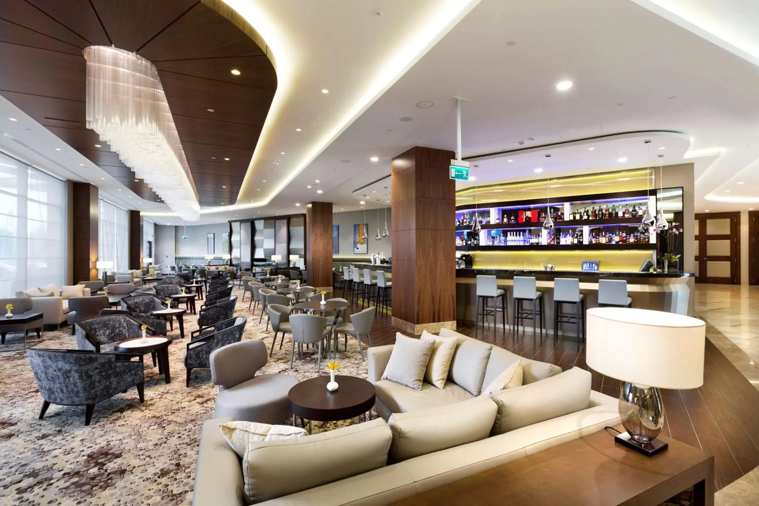 Lounge or bar, Lounge/Bar in DoubleTree by Hilton Hotel & Conference Centre Warsaw
