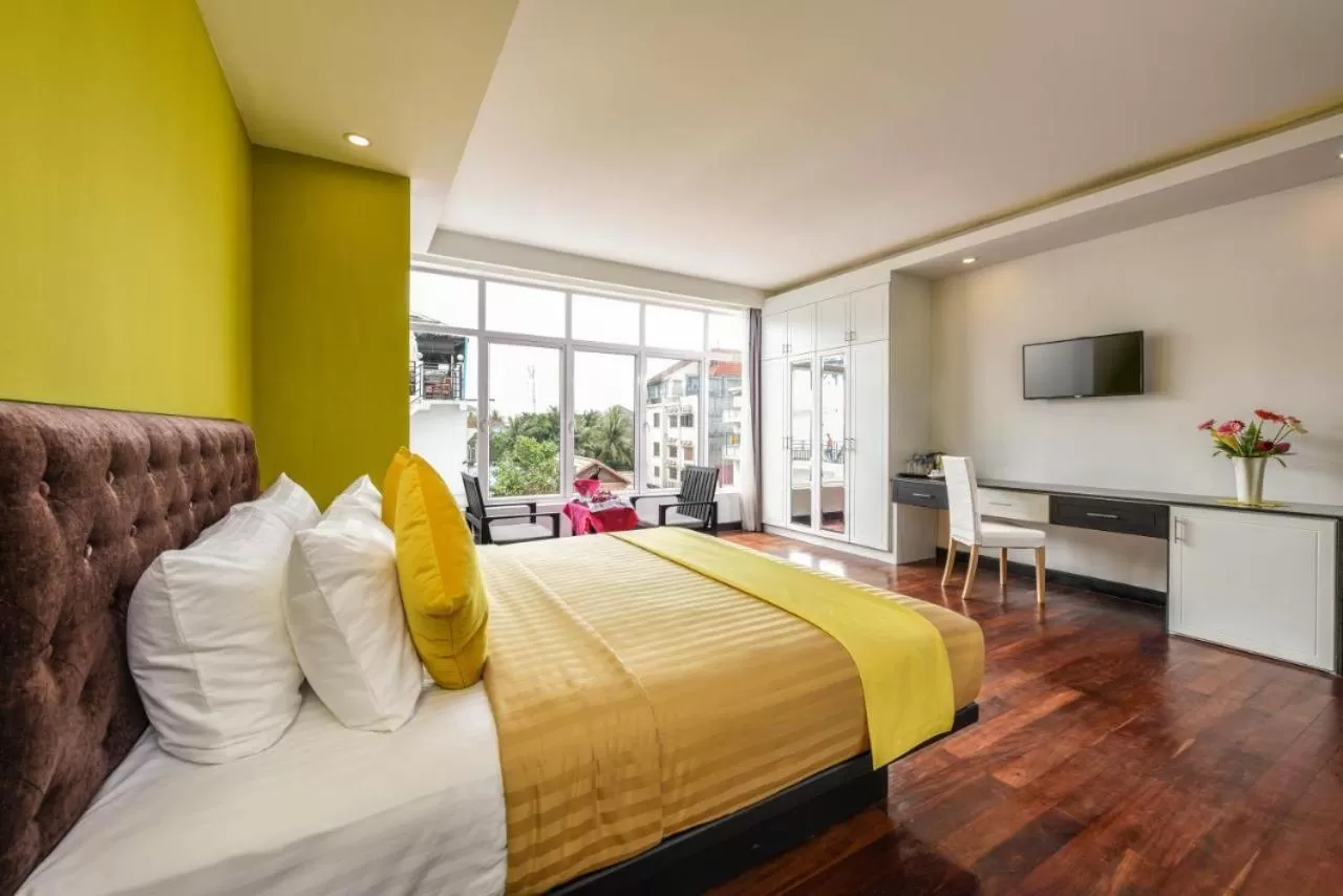 Bed in Flex Urban Family Villa Hotel