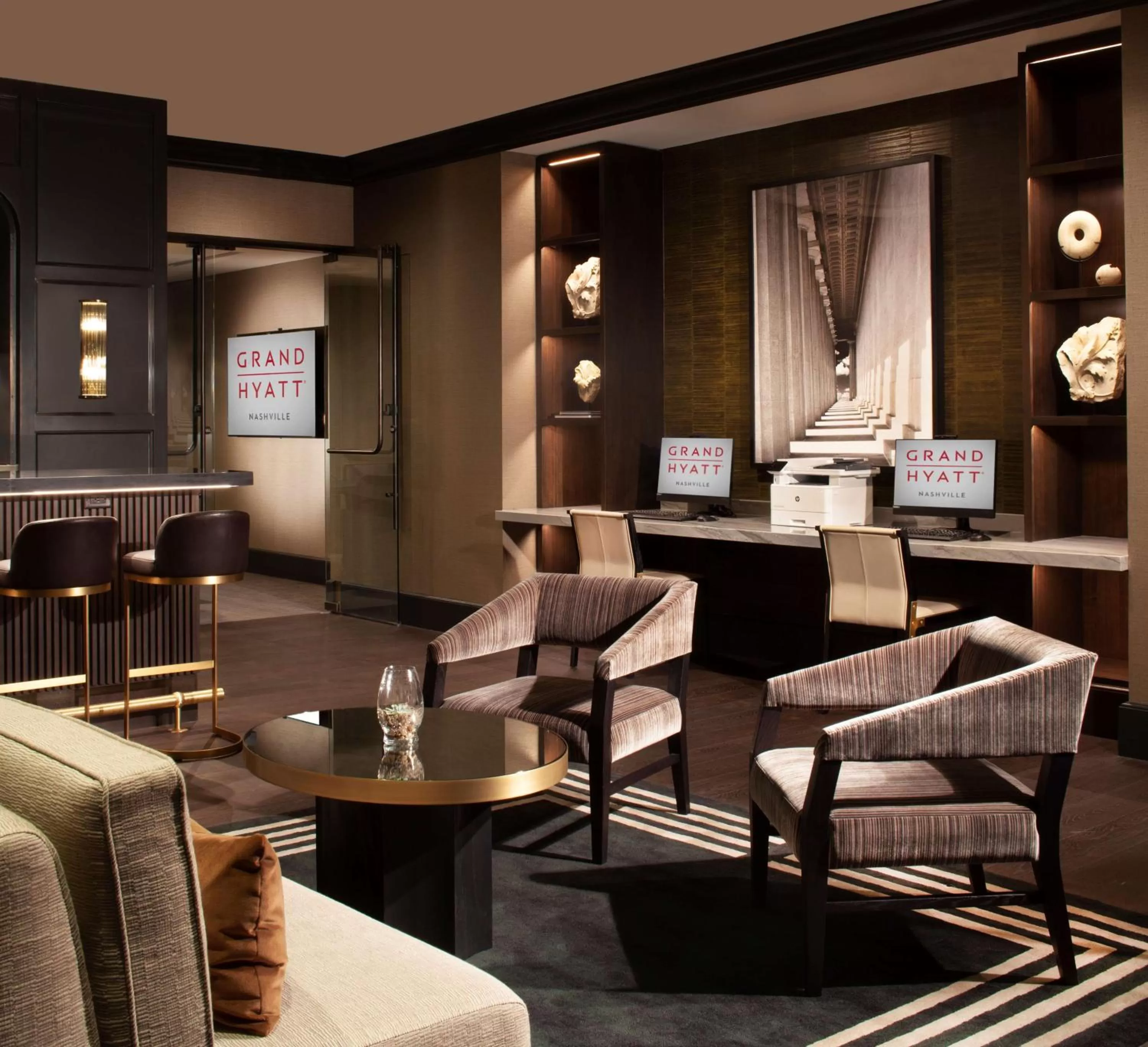 Lounge or bar in Grand Hyatt Nashville