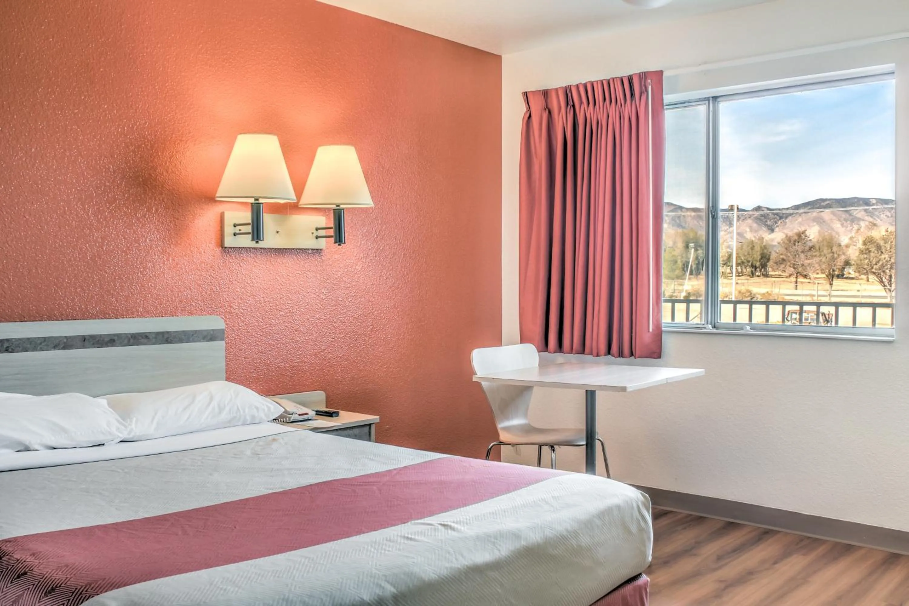 Bedroom, Bed in Motel 6-Mojave, CA