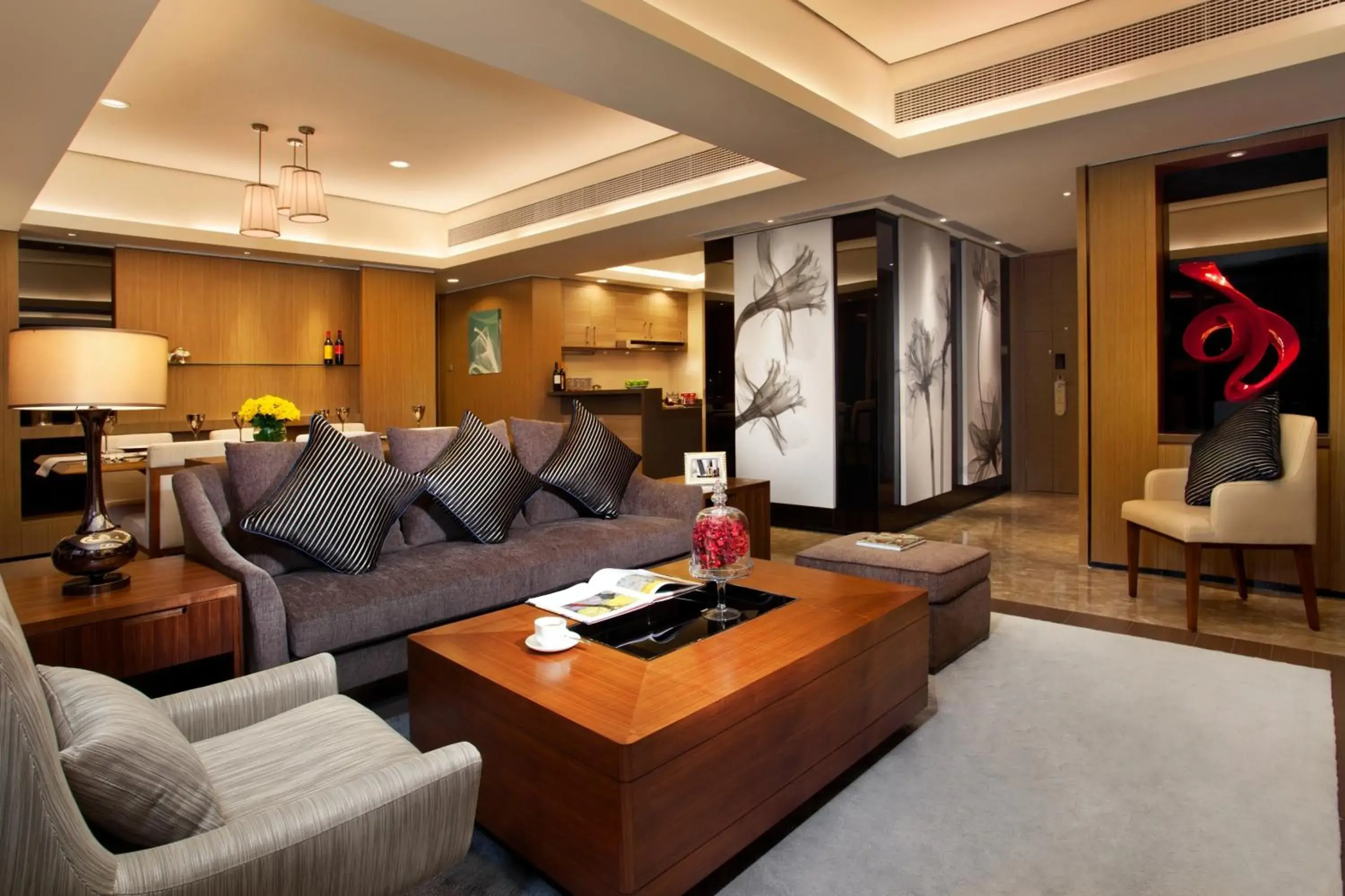 Seating Area in Ascott IFC Guangzhou Residence