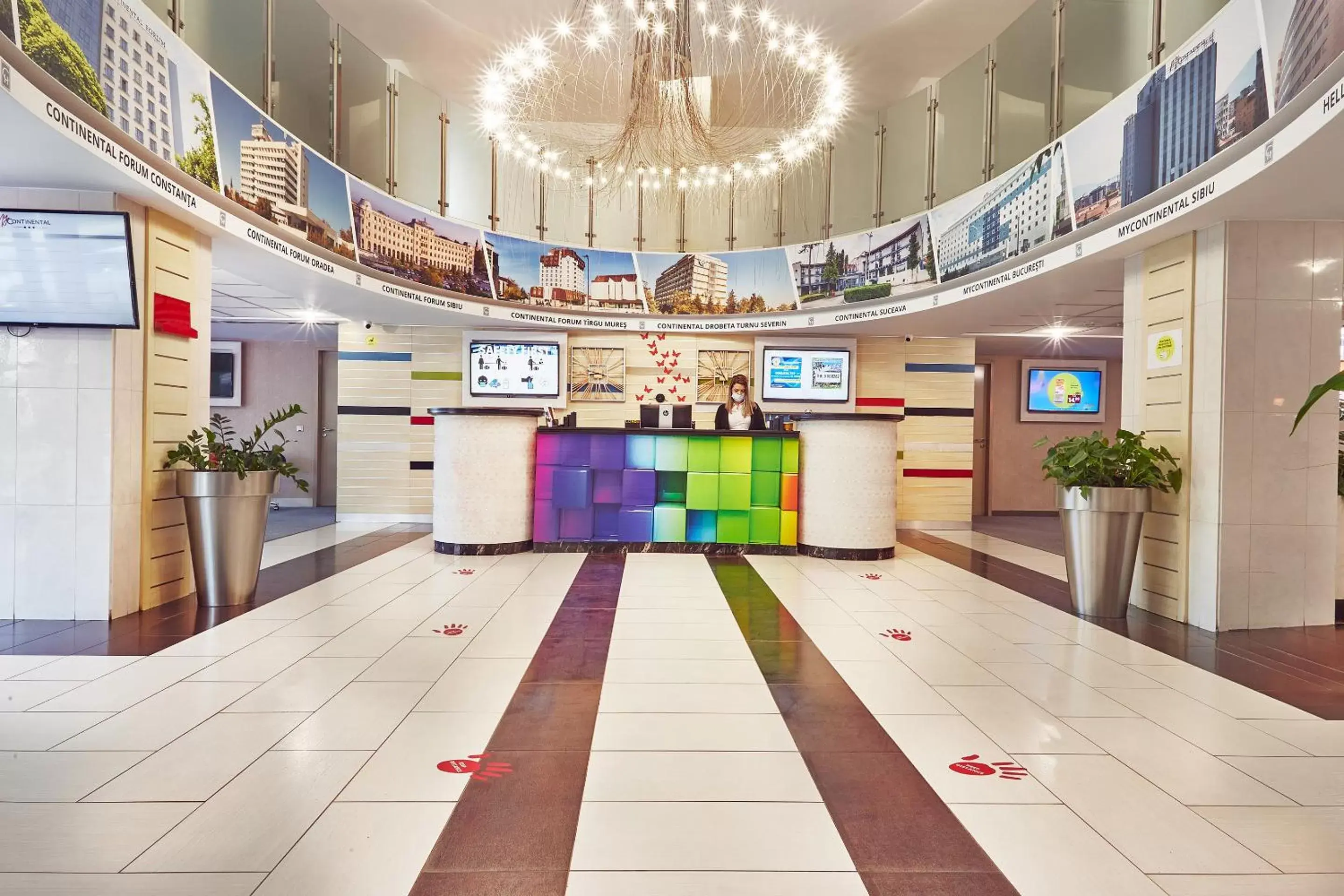 Lobby or reception in MyContinental Sibiu Lobby or reception in MyContinental Sibiu