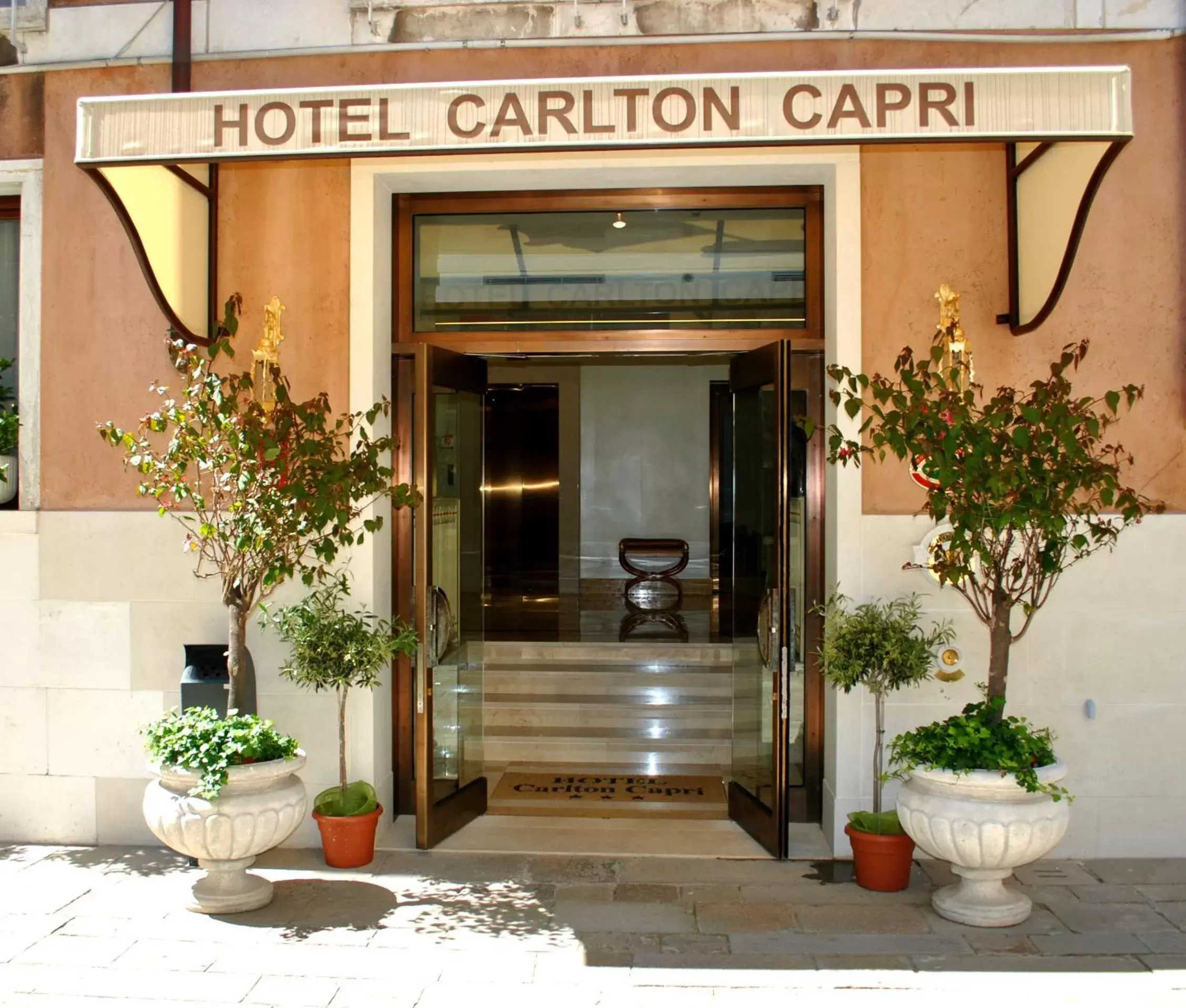 Facade/entrance in Hotel Carlton Capri