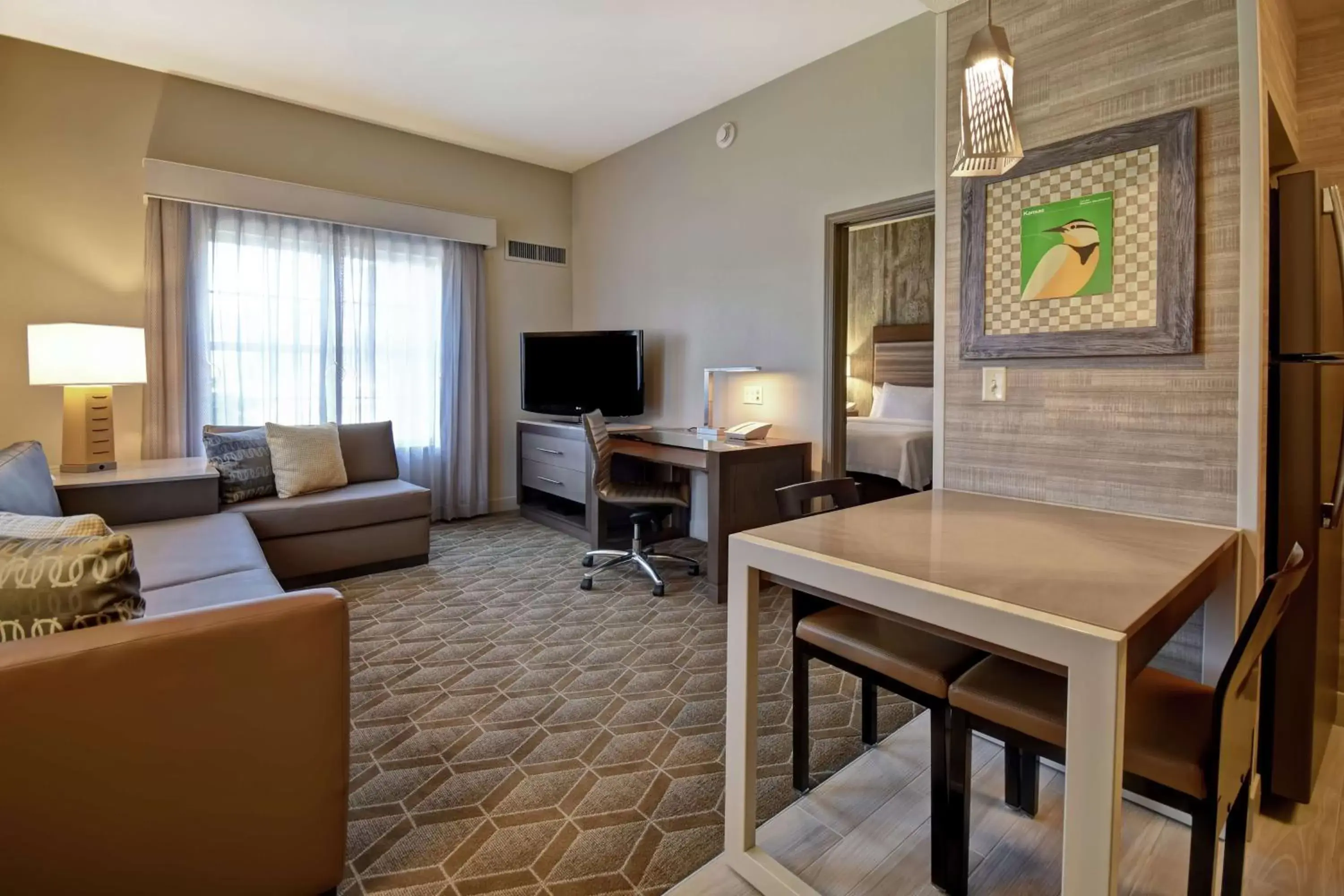 Bedroom, Seating Area in Homewood Suites by Hilton at The Waterfront