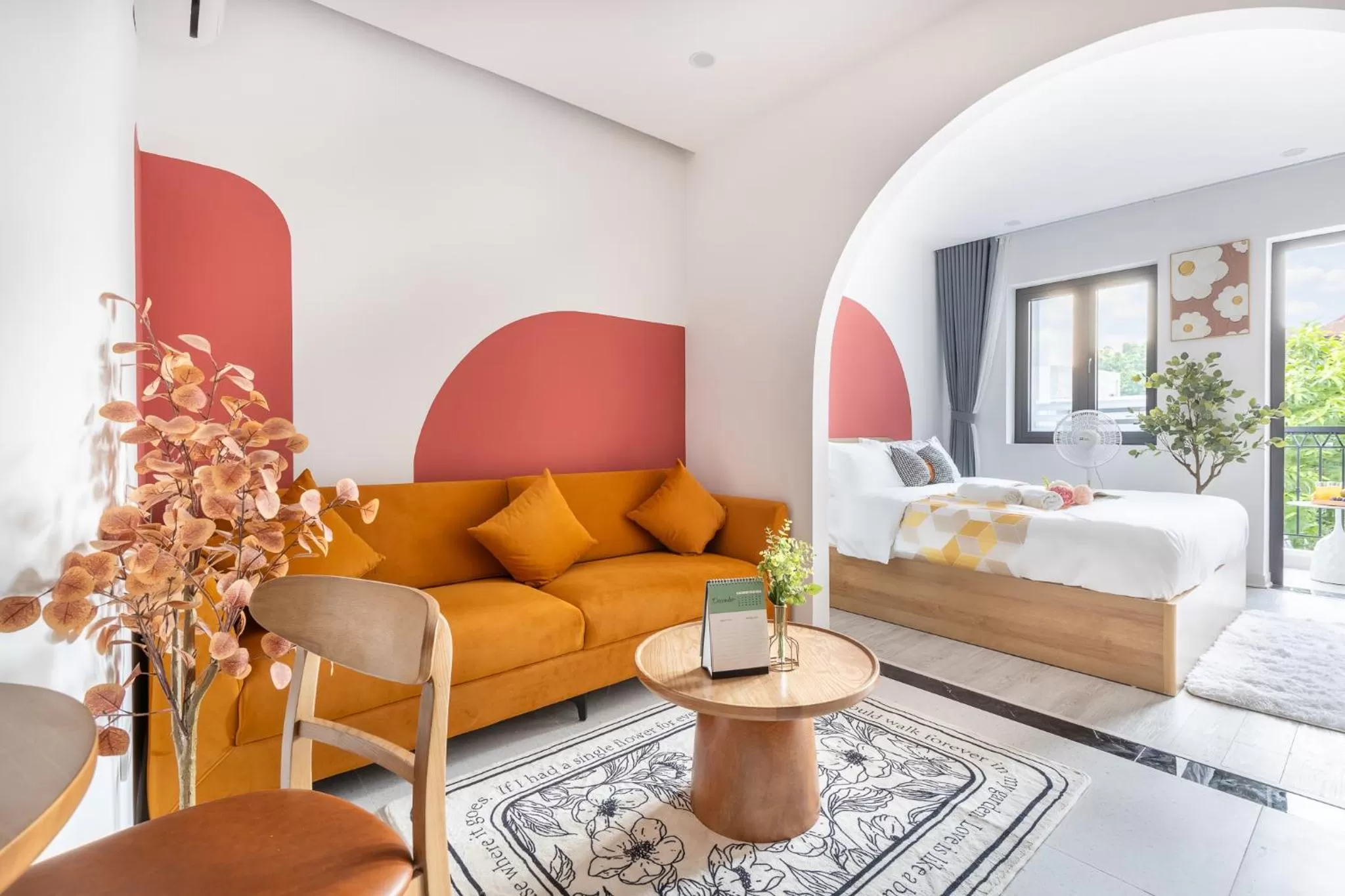 Bedroom, Bed in Crescendo Boutique Studio