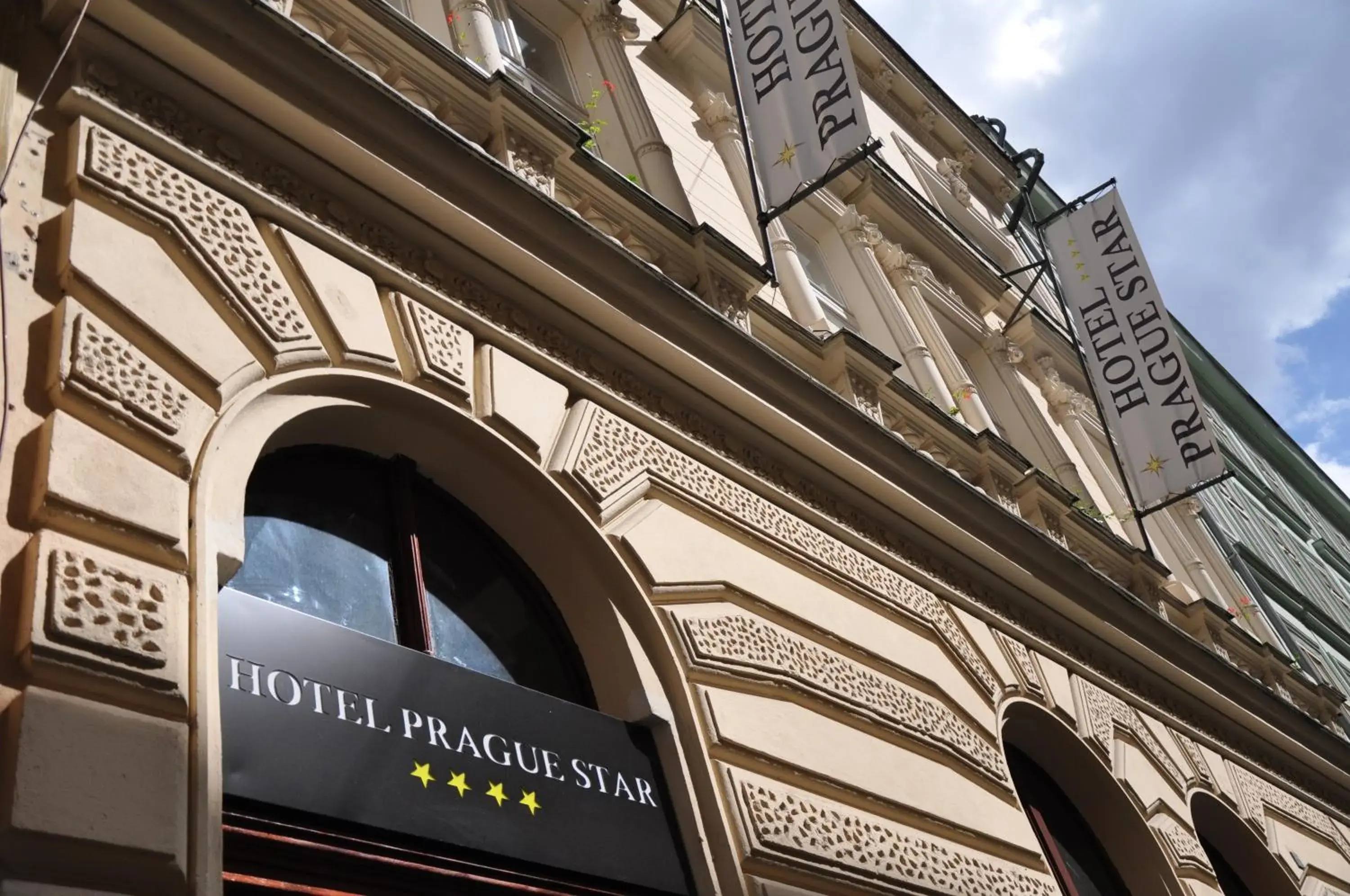 Facade/entrance, Property Logo/Sign in Hotel Prague Star