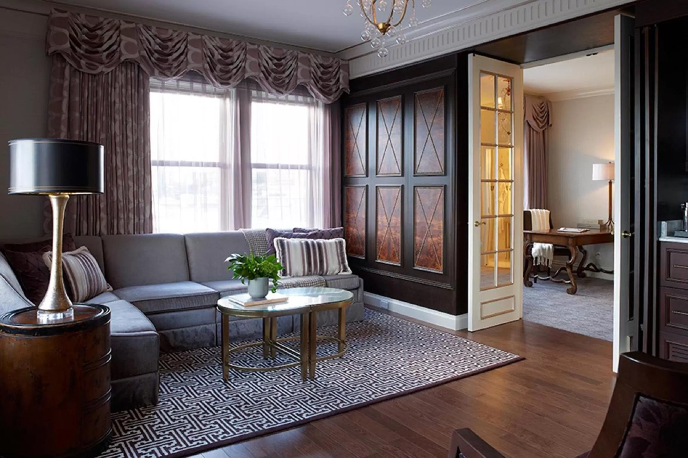 Living room in The Lenox