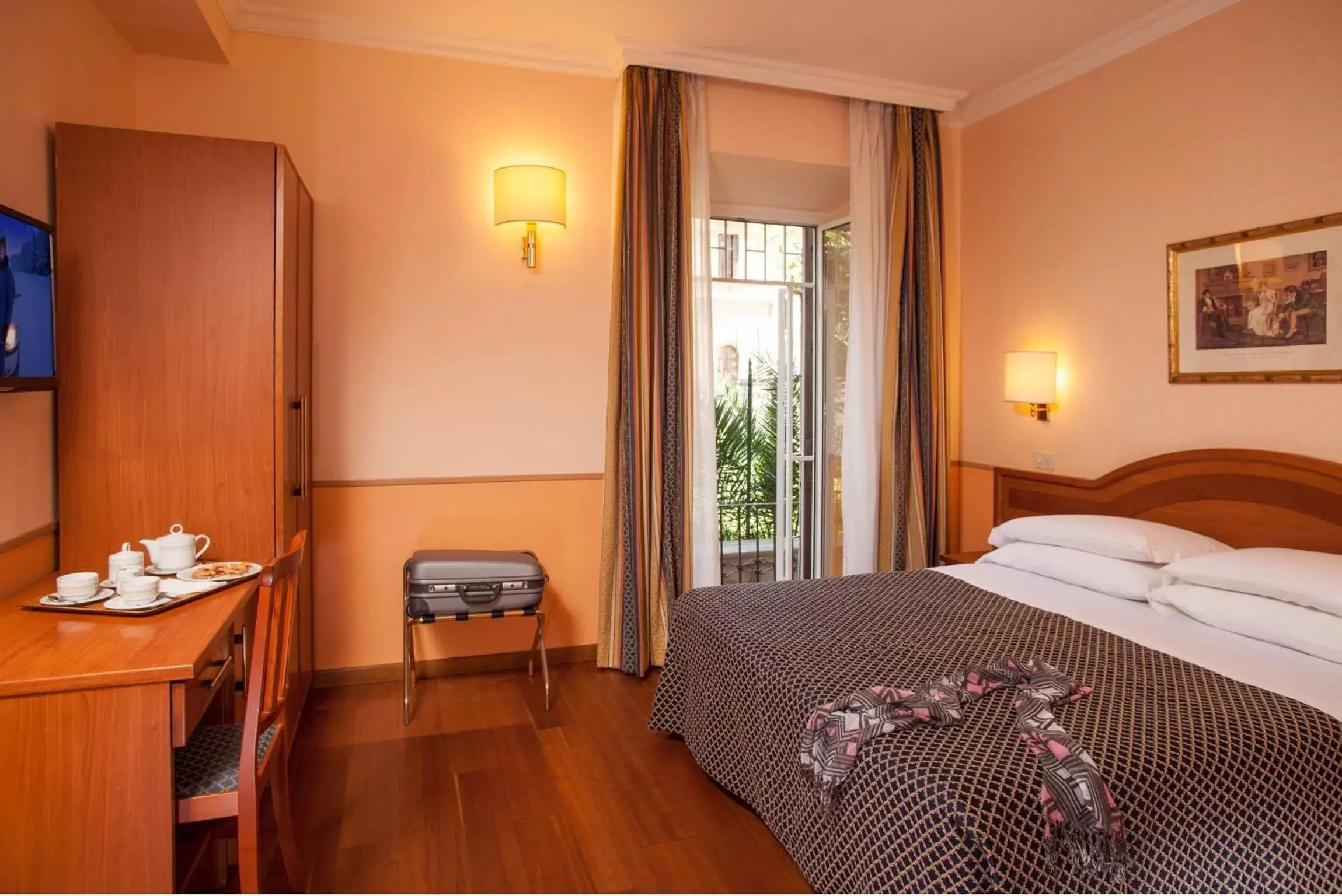 Bedroom, Room Photo in Hotel Piemonte