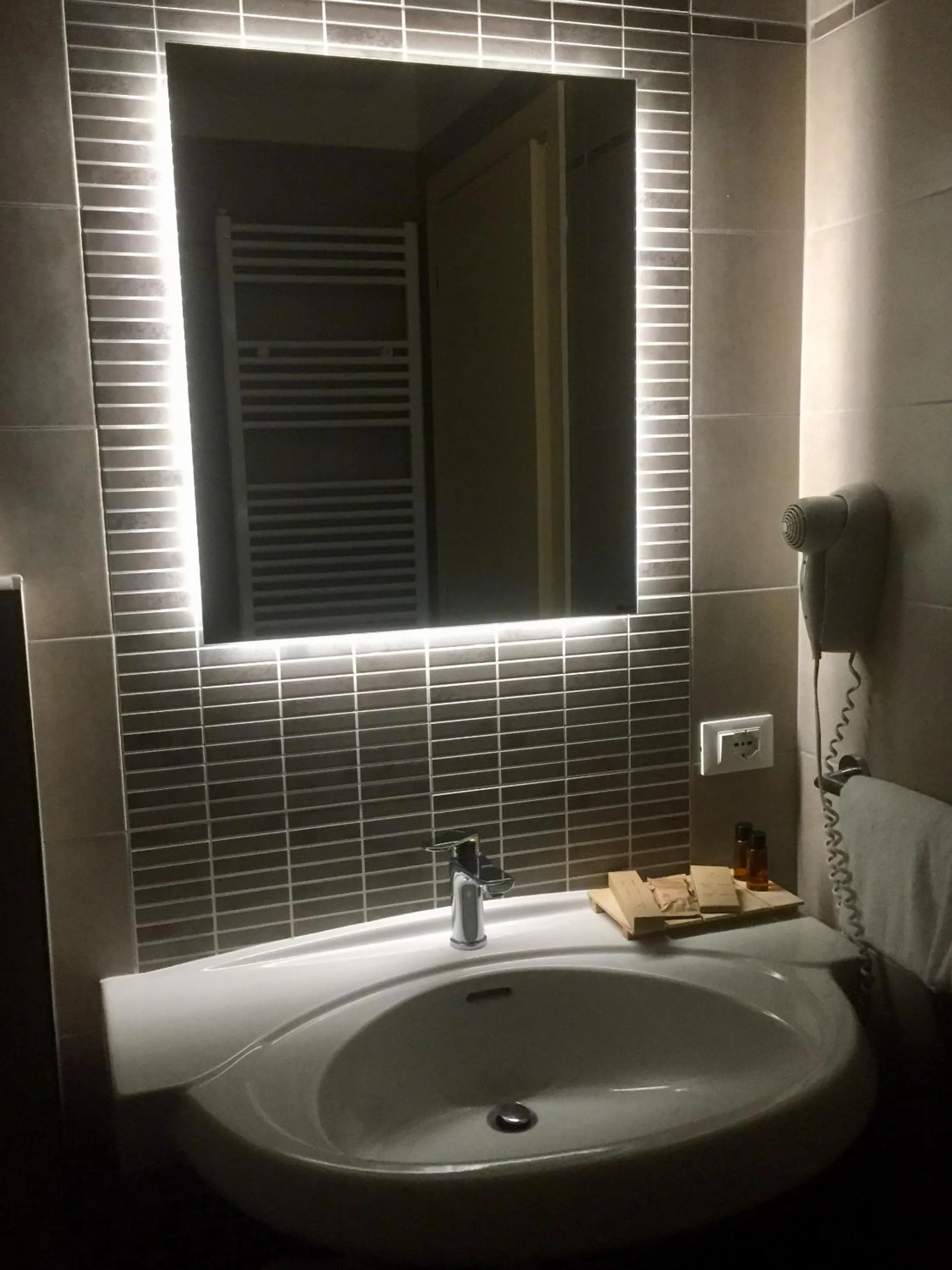 Bathroom in Hotel Cristallo di La Rosetta Srl