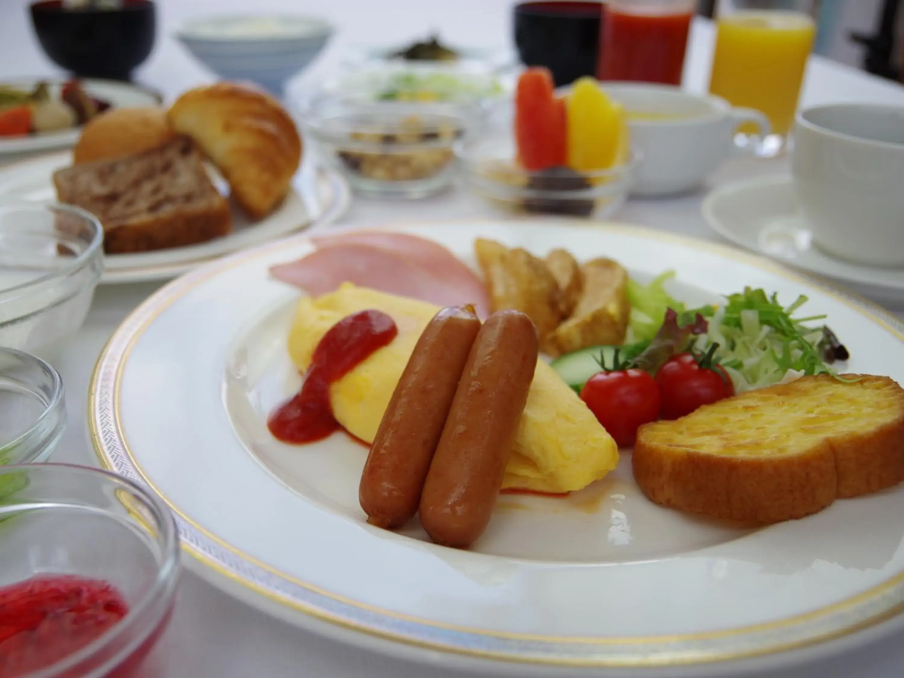 Breakfast in Kawagoe Prince Hotel