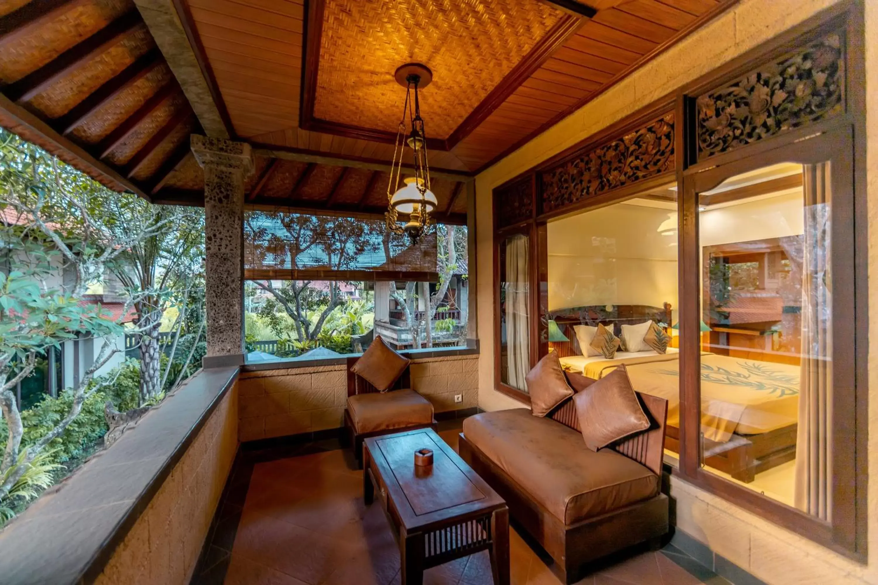 Patio, Seating Area in De Munut Balinese Resort