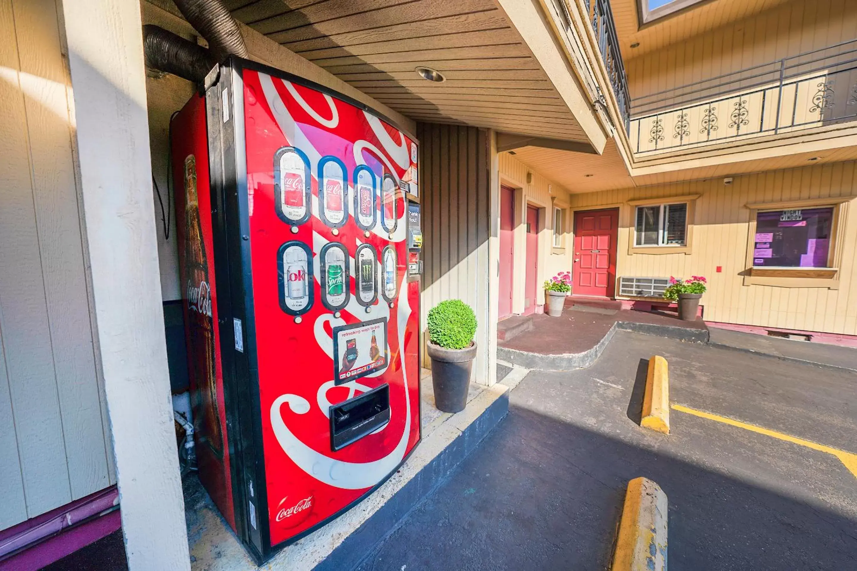 vending machine in Broadway Inn by OYO Portland Downtown