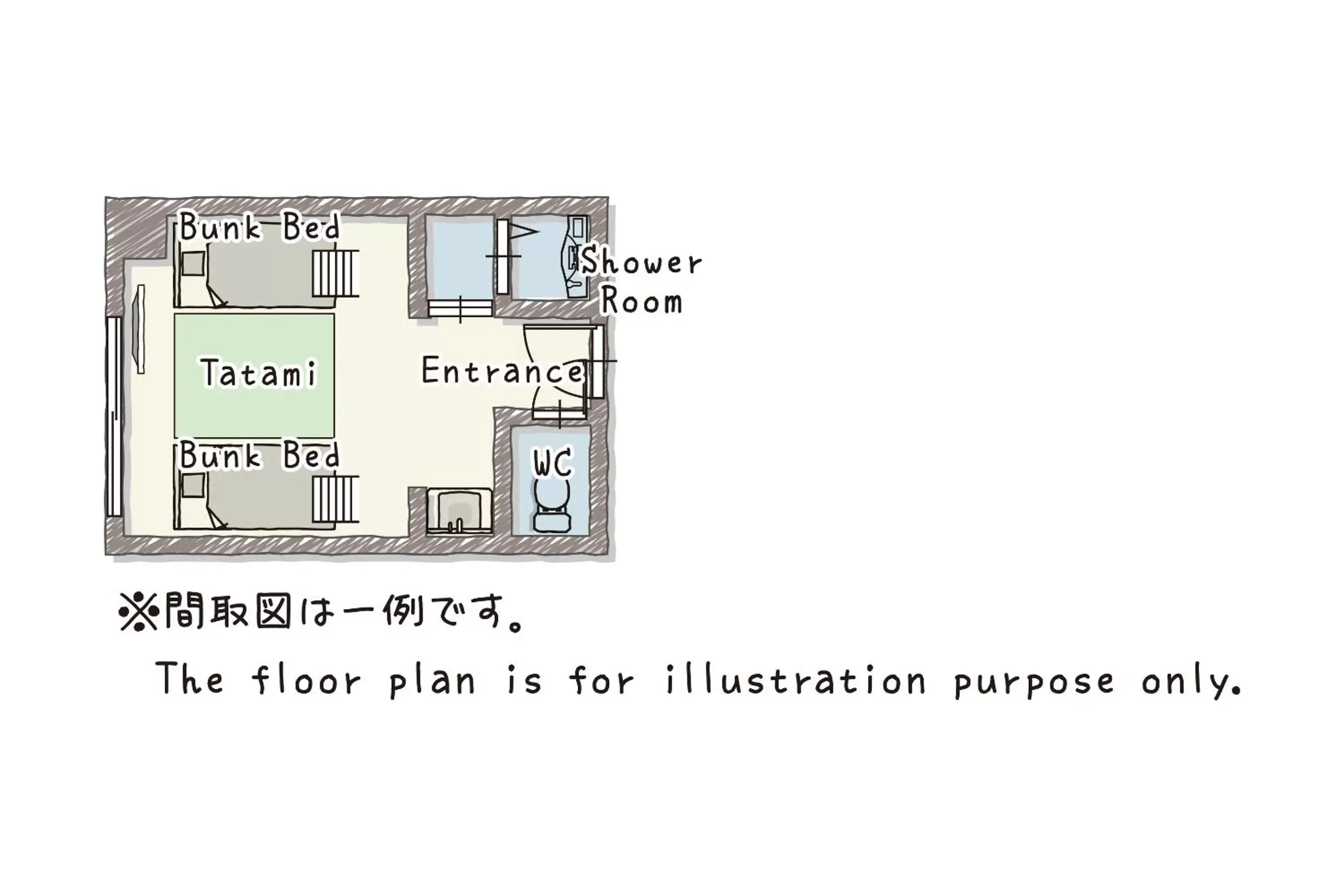 Floor Plan in PLAYSIS Asakusa