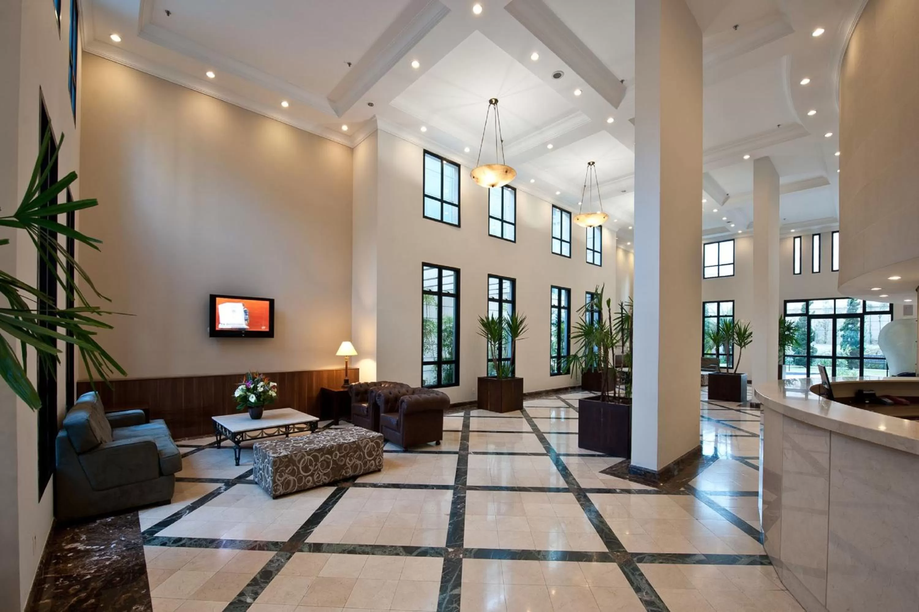 Lobby or reception in Mercure Sao Paulo Pinheiros