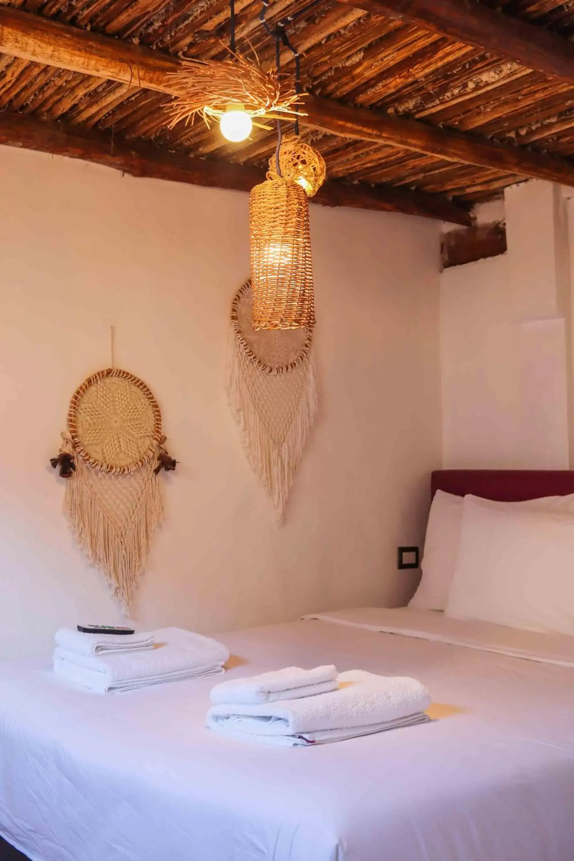 Bed in Casa Mate BeachFront Cabañas El Cuyo