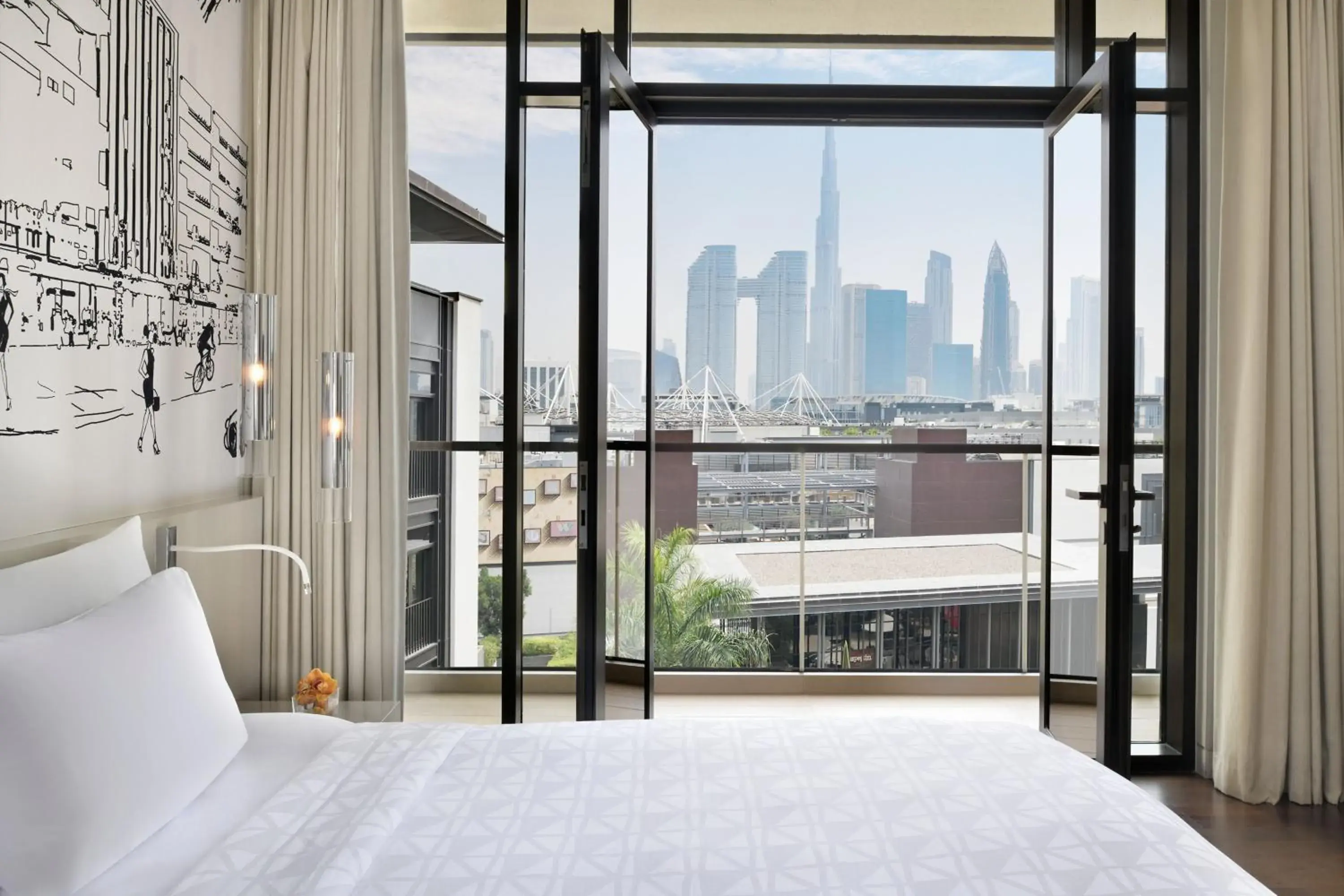 Photo of the whole room, Bed in La Ville Hotel & Suites CITY WALK Dubai, Autograph Collection