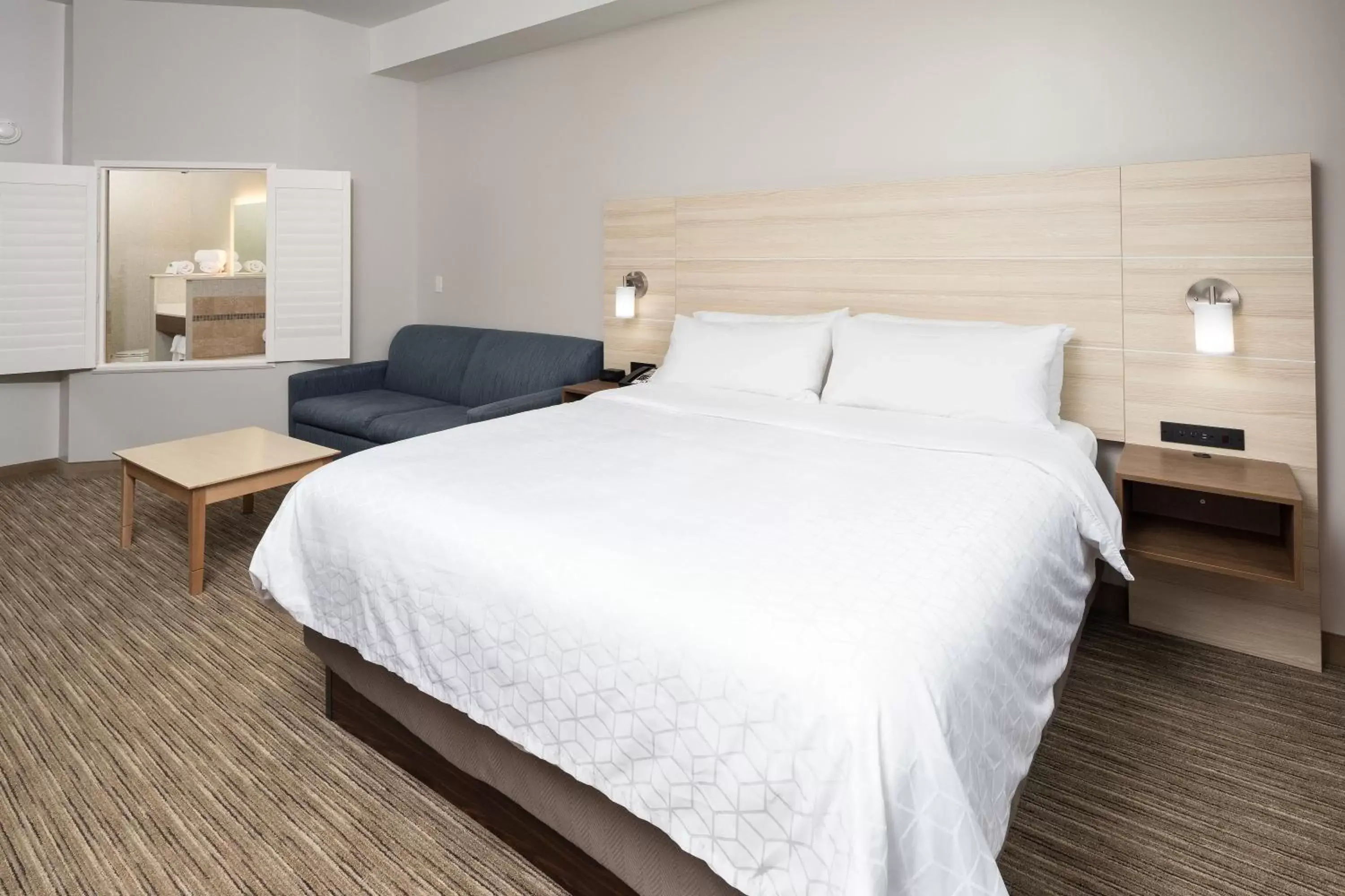 Bed in Holiday Inn Express & Suites La Porte, an IHG Hotel