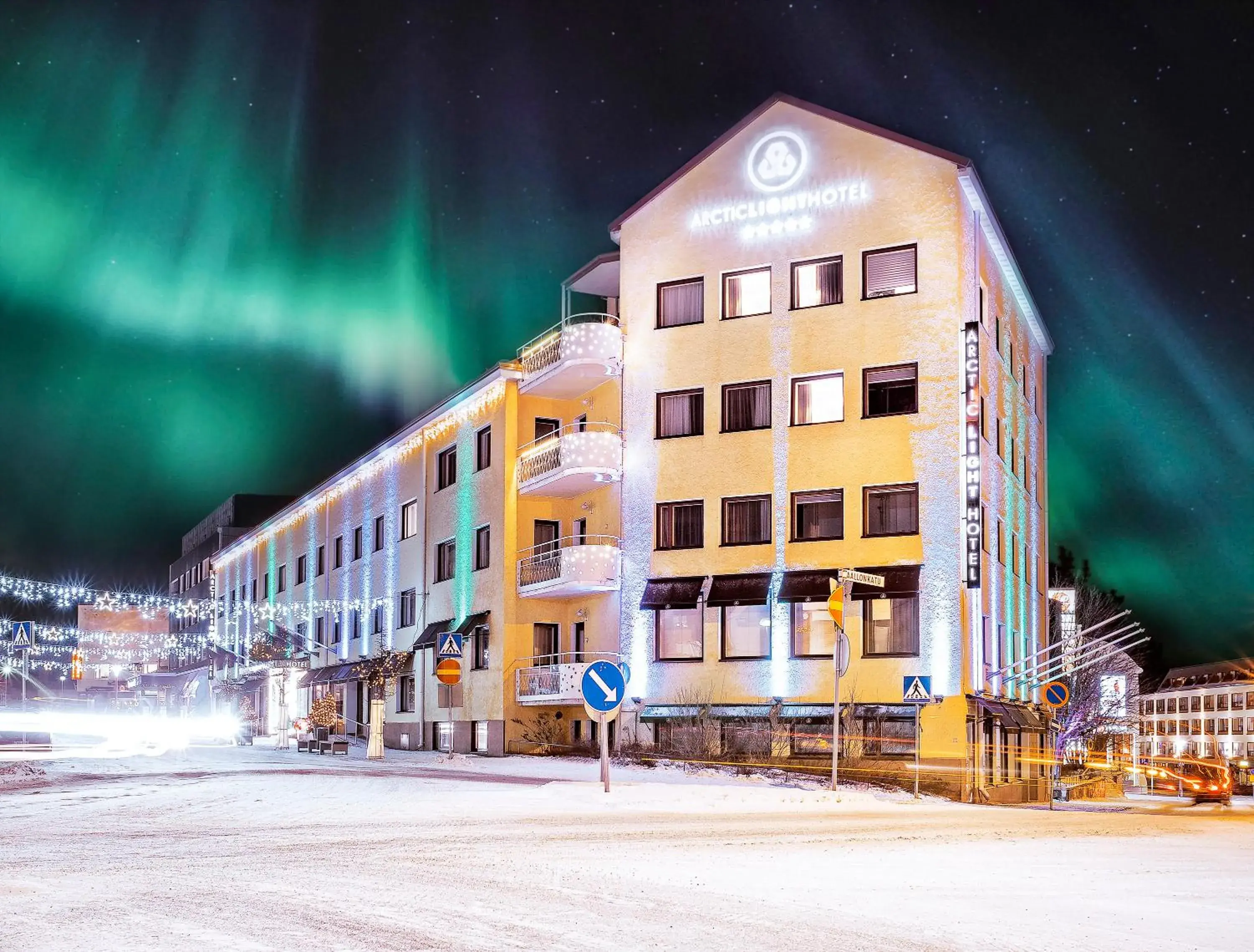 Facade/entrance, Property Building in Arctic Light Hotel