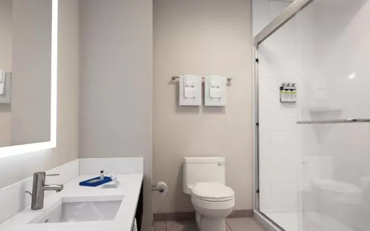 Shower, Bathroom in Holiday Inn Express & Suites - Hawaiian Gardens, an IHG Hotel