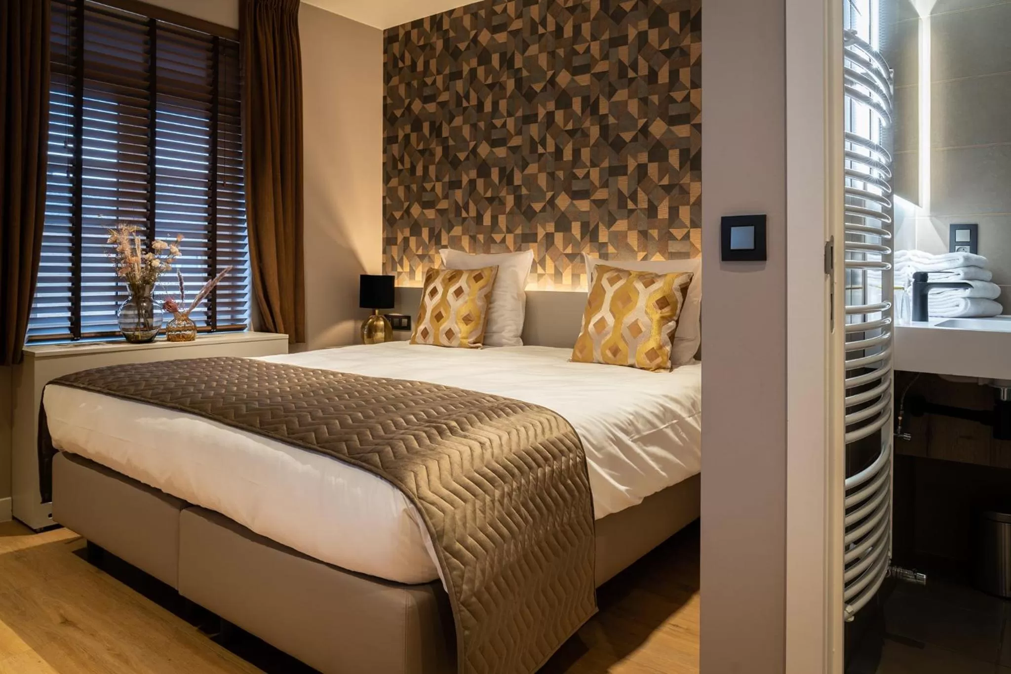 Bed in Hotel de Boskar Houthalen