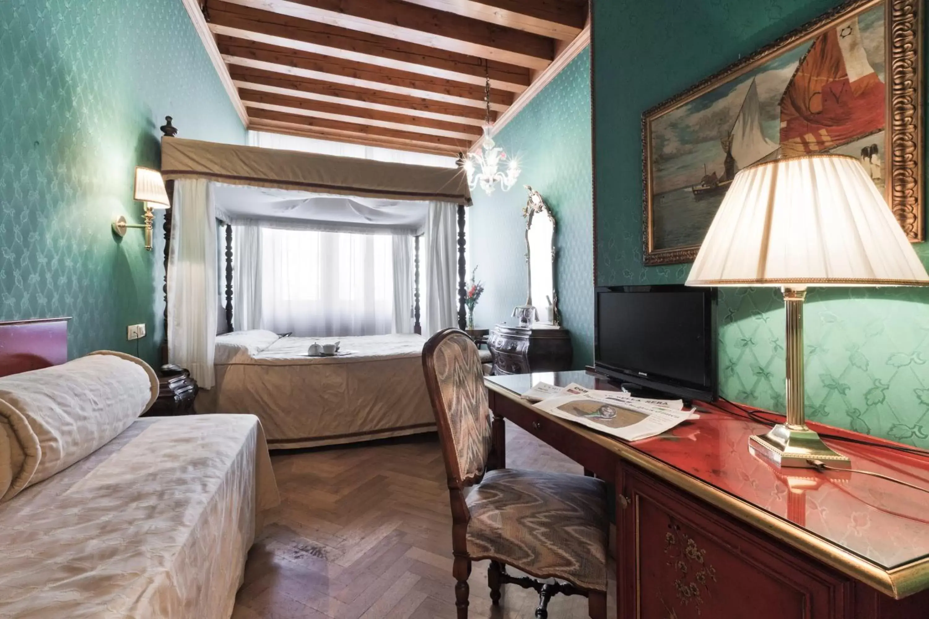 Bedroom, TV/Entertainment Center in Palazzo Cendon Piano Antico