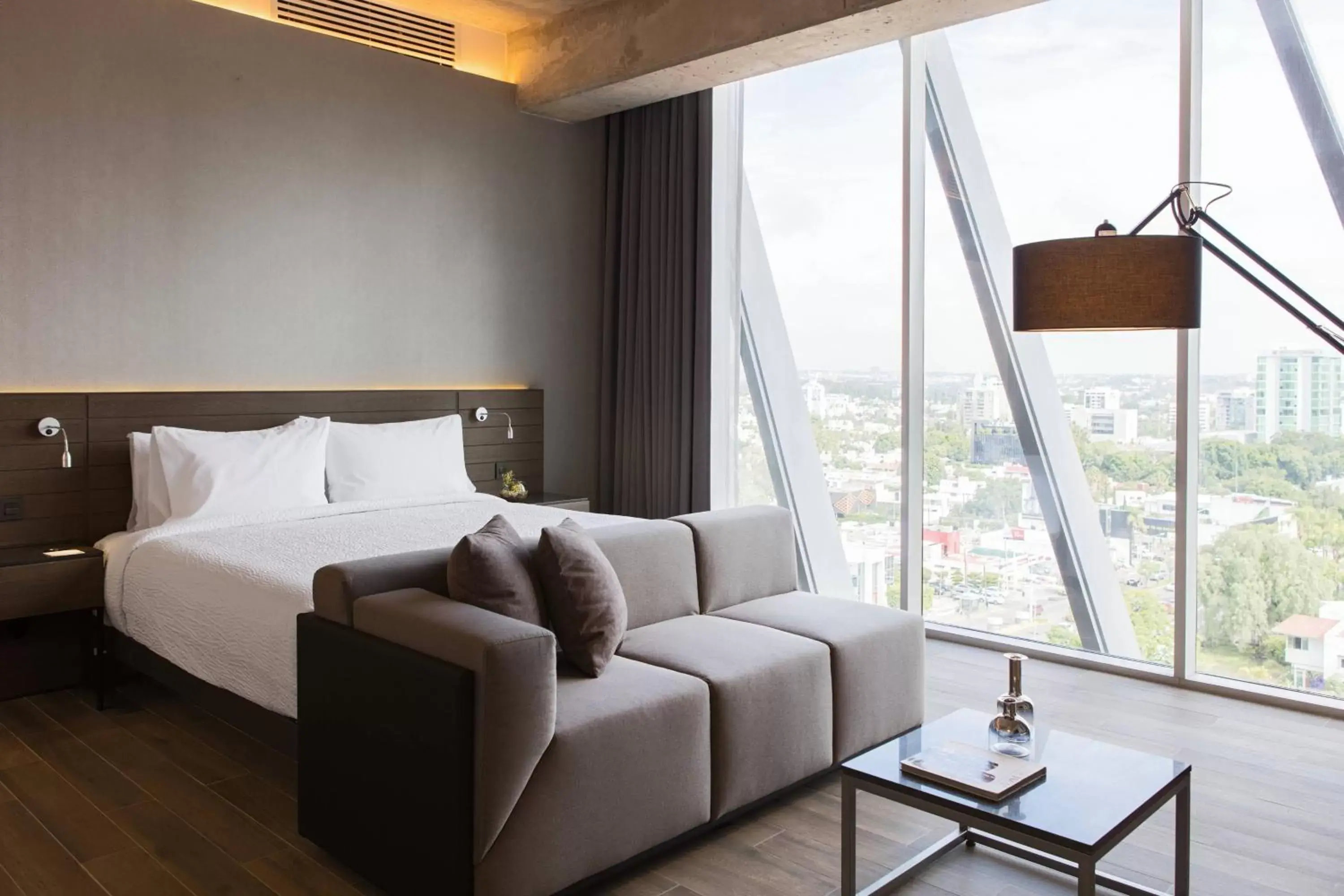 Bedroom in AC Hotel by Marriott Guadalajara Mexico