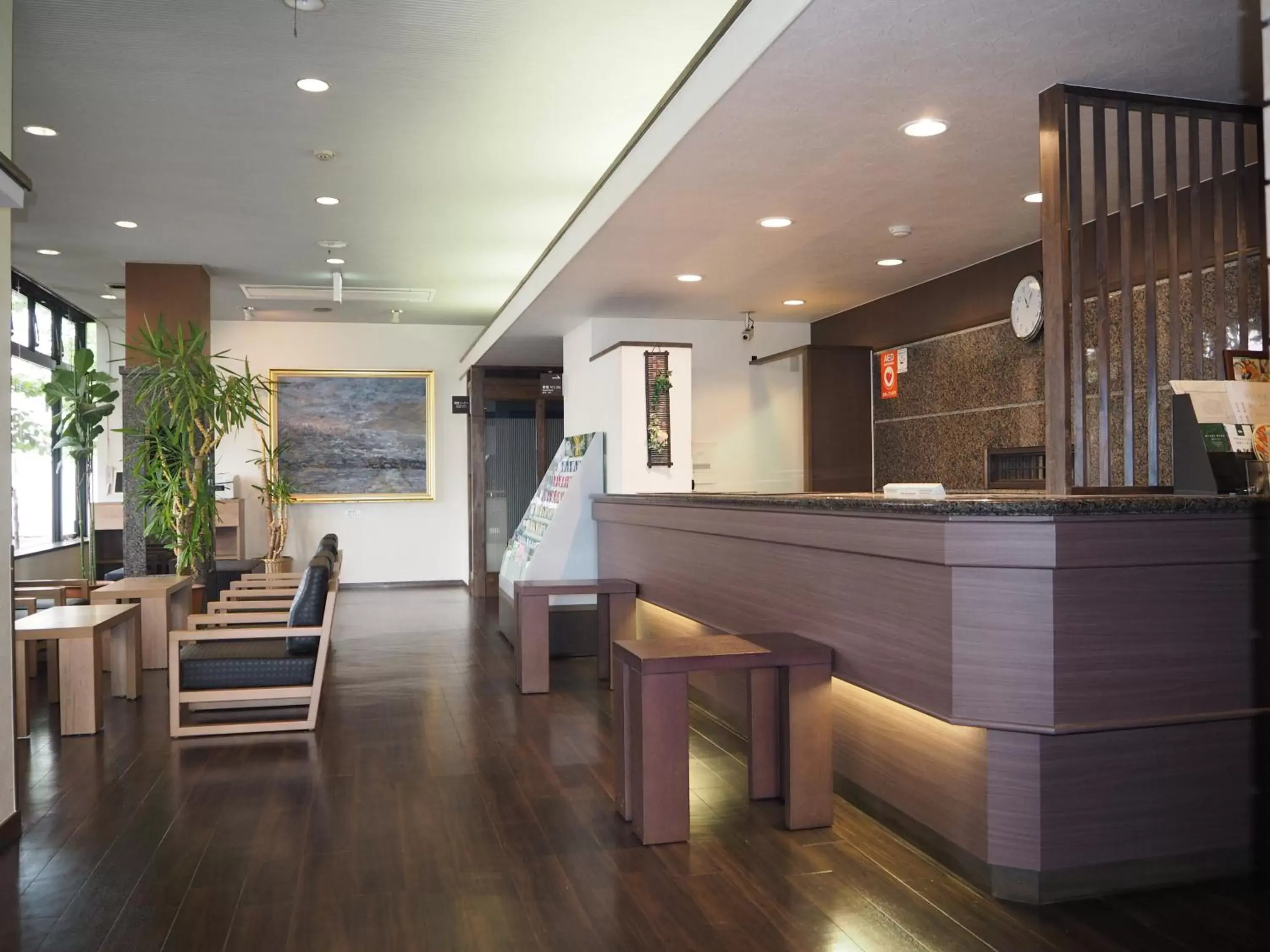 Lobby or reception, Lounge/Bar in Hotel Route-Inn Court Matsumoto Inter