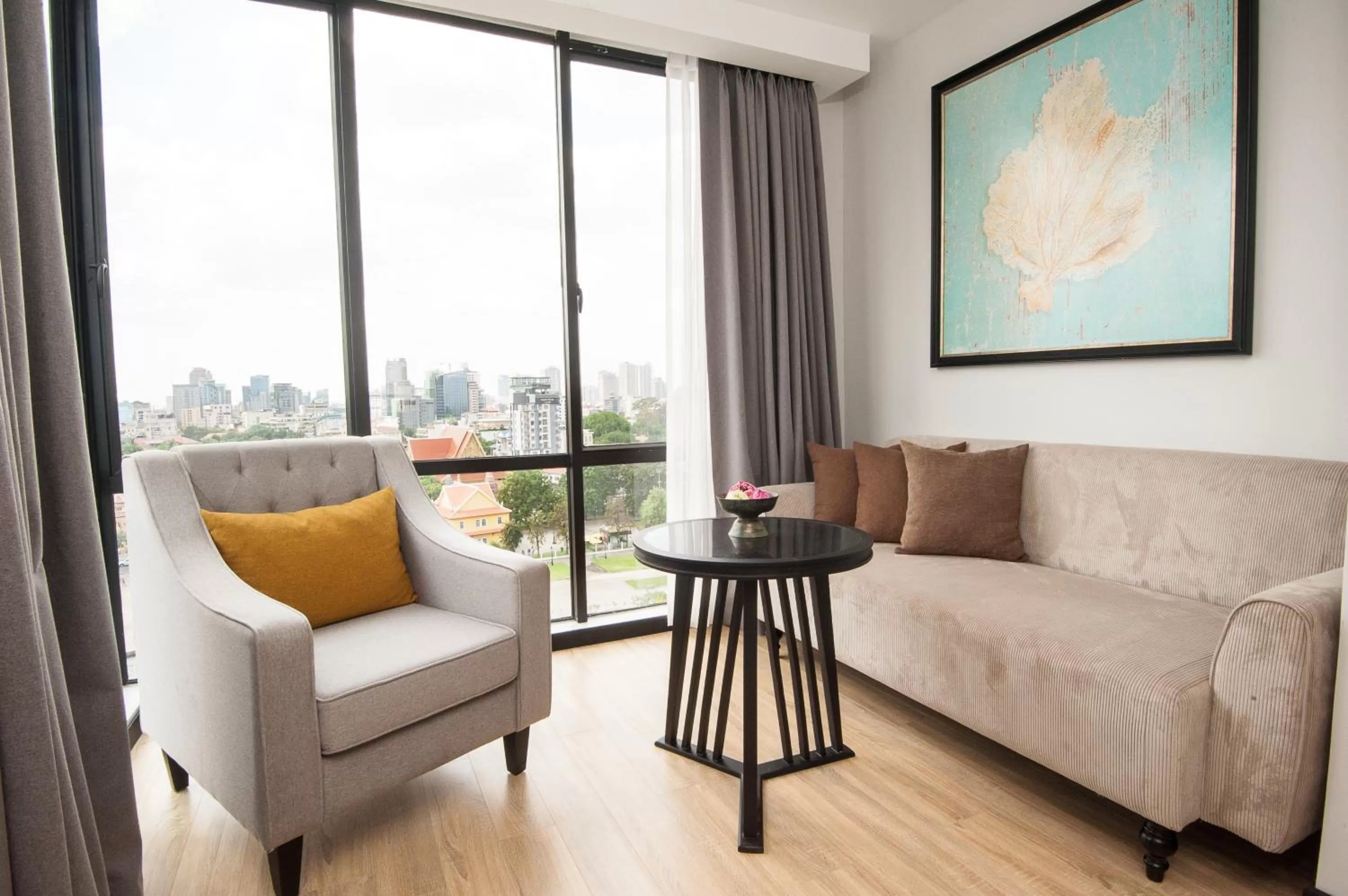 Living room in GLOW PARK HOTEL Grand Royal Palace