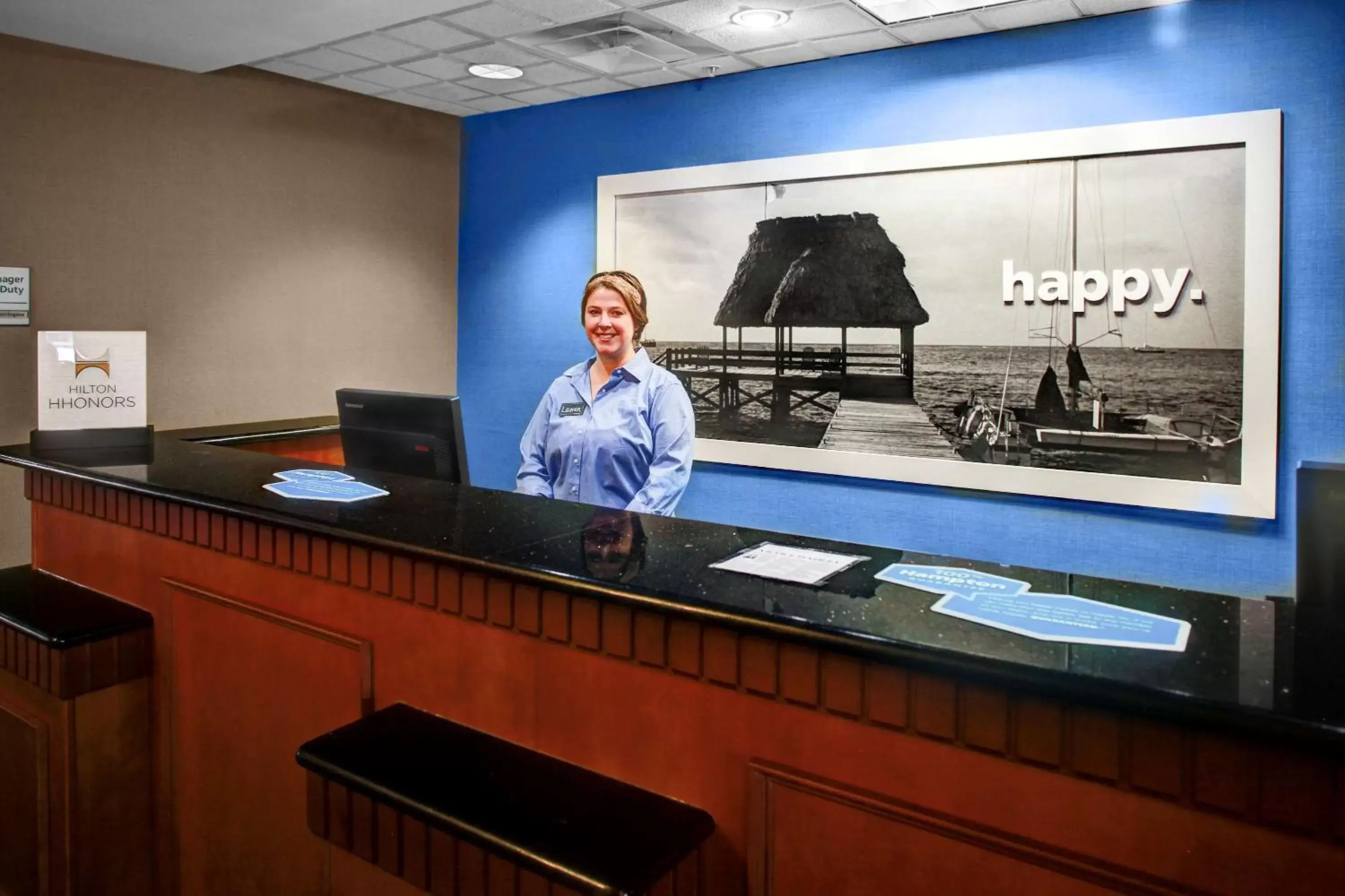 Lobby or reception in Hampton Inn Coldwater