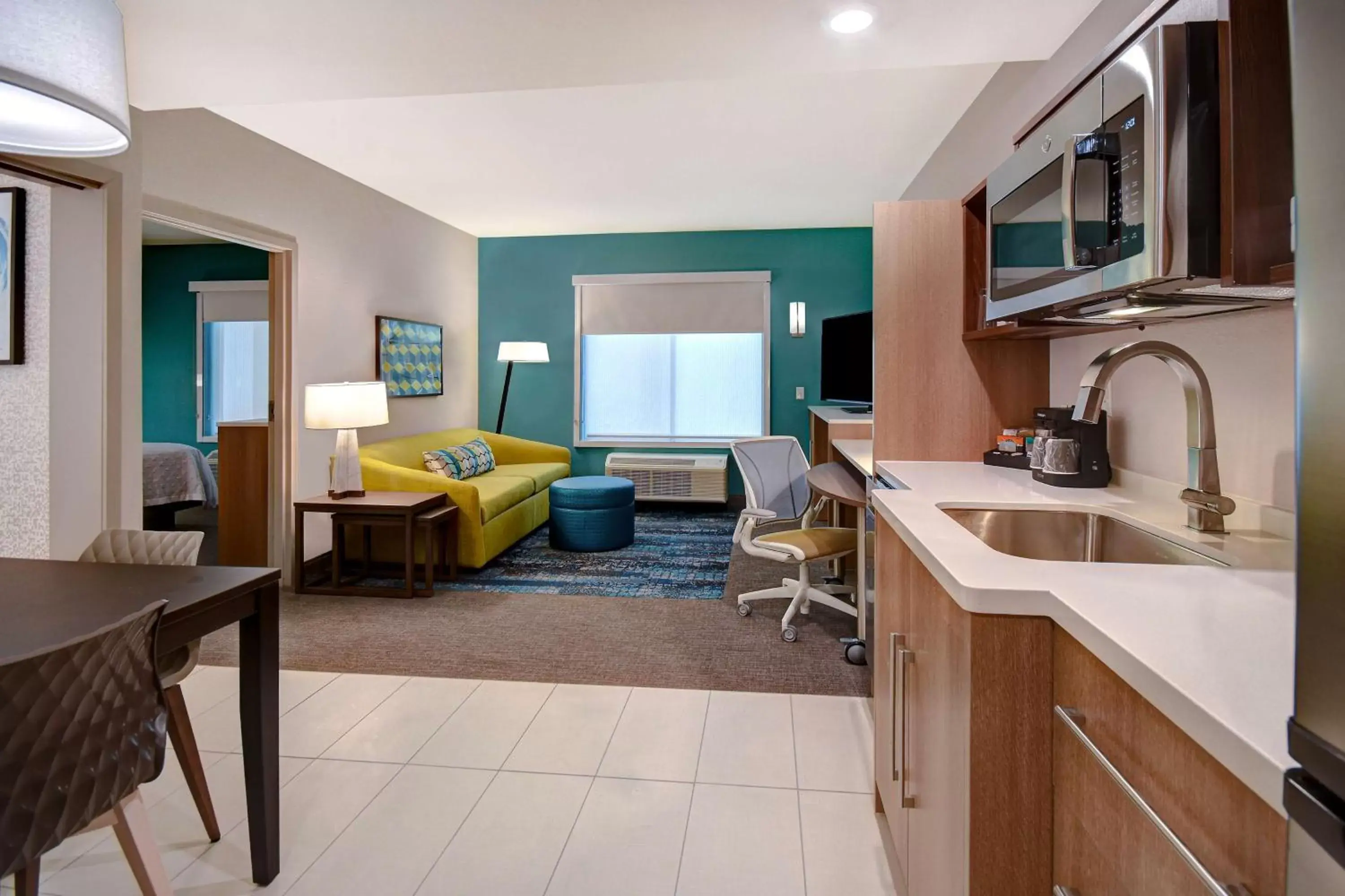 Kitchen or kitchenette, Kitchen/Kitchenette in Home2 Suites By Hilton Tucson Downtown