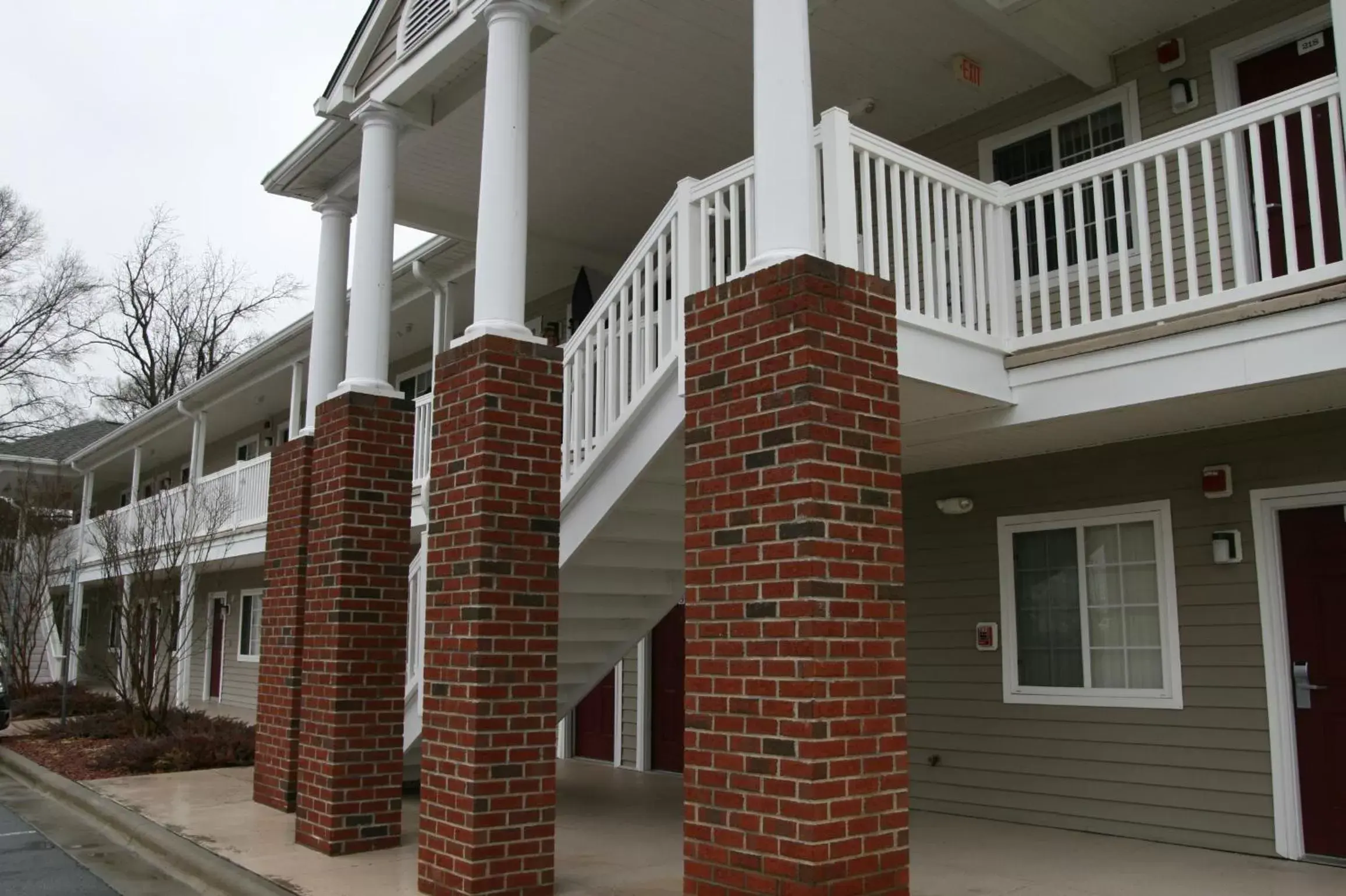 Bird's eye view, Property Building in Affordable Suites Rocky Mount