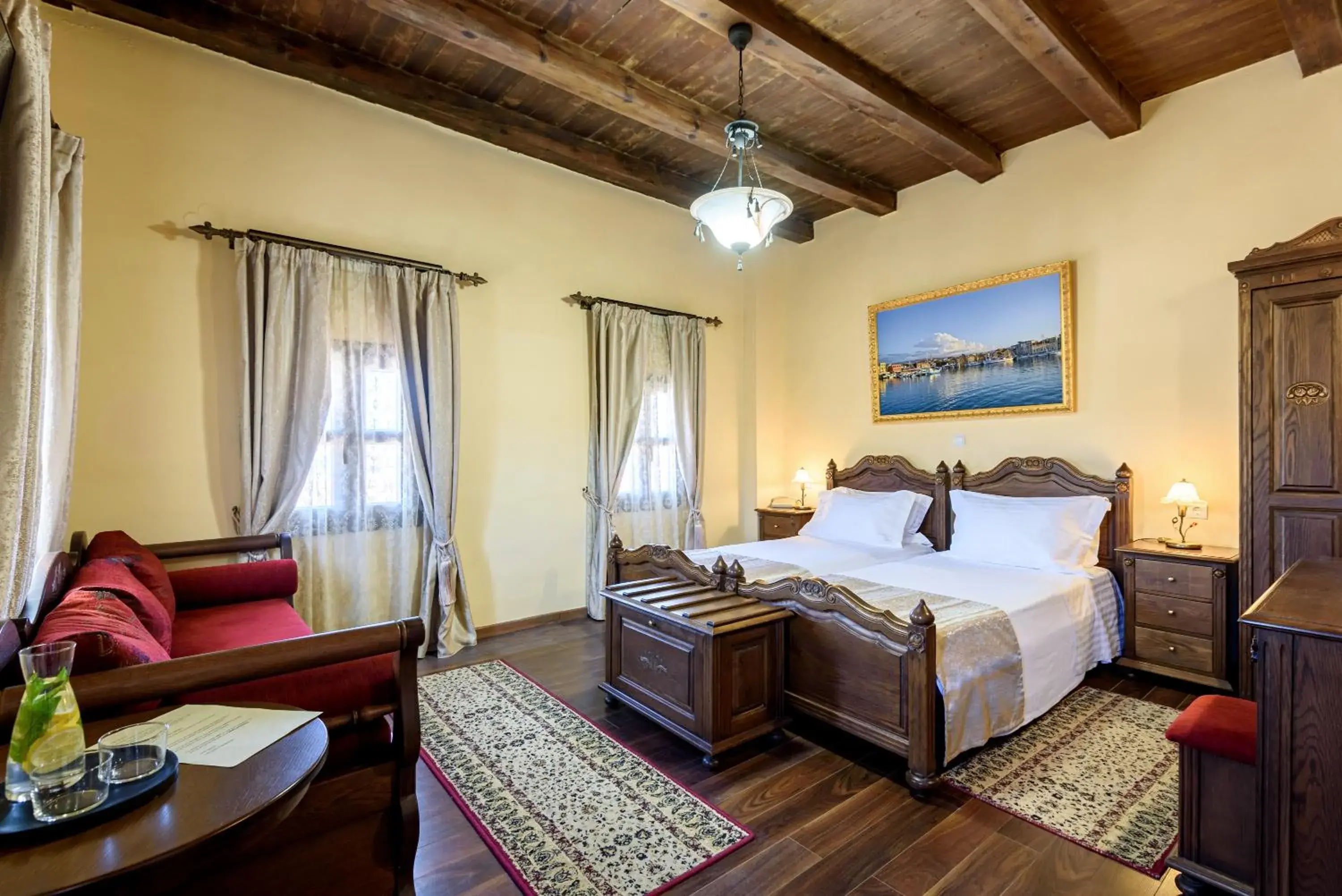 Photo of the whole room, Bed in Porto Del Colombo Traditional Boutique Hotel