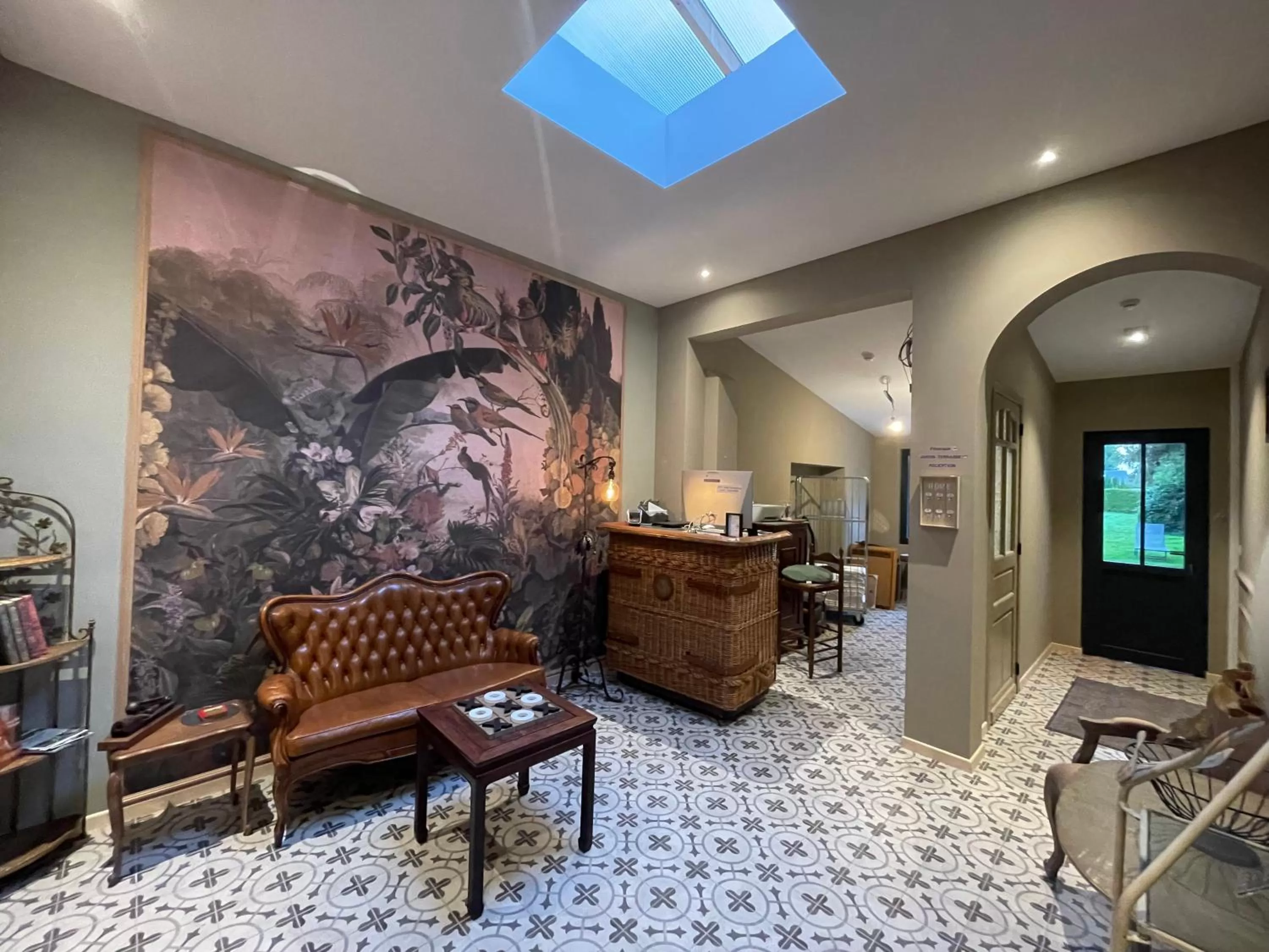 Lobby or reception in Hôtel Demelenne