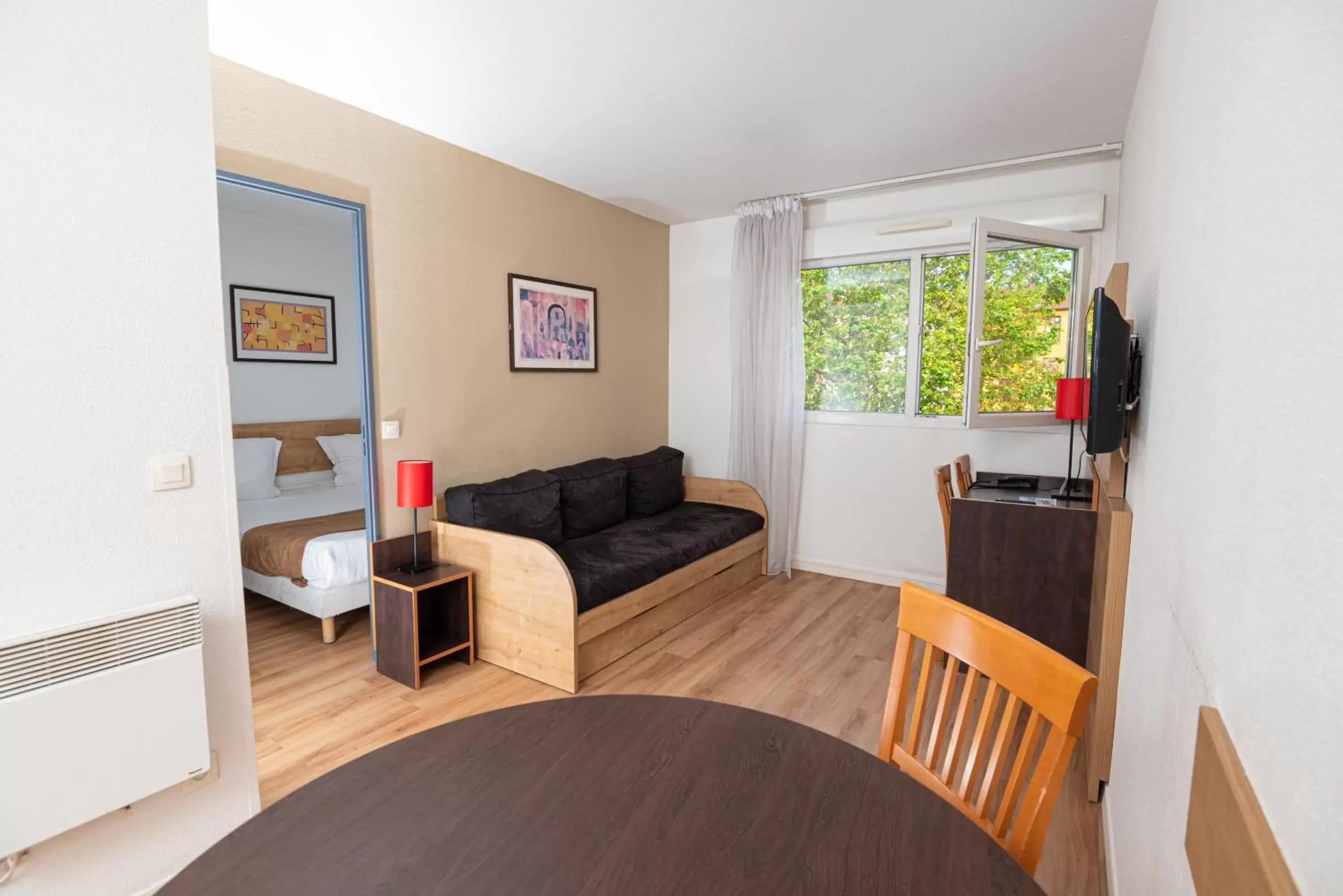 Bedroom, Seating Area in Privilodges Lyon