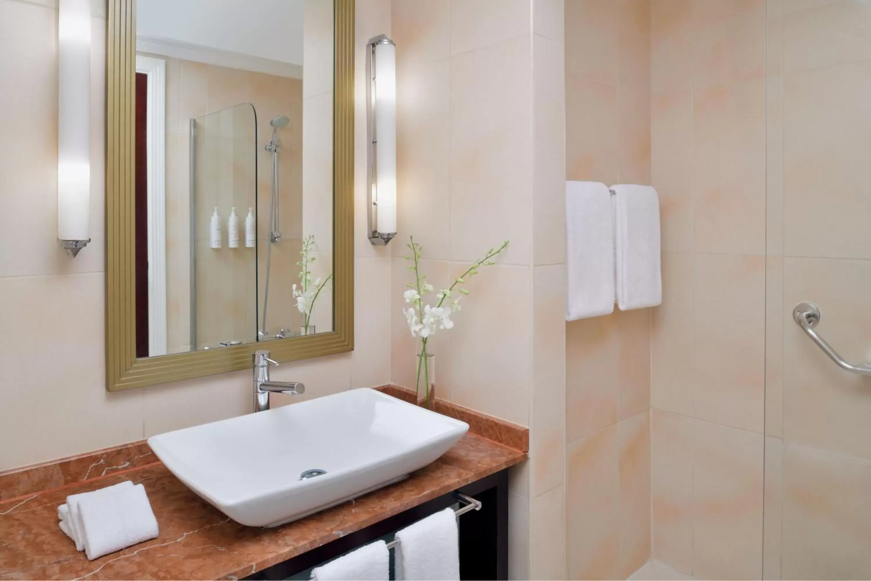 Bathroom in Marriott Executive Apartments Manama, Bahrain