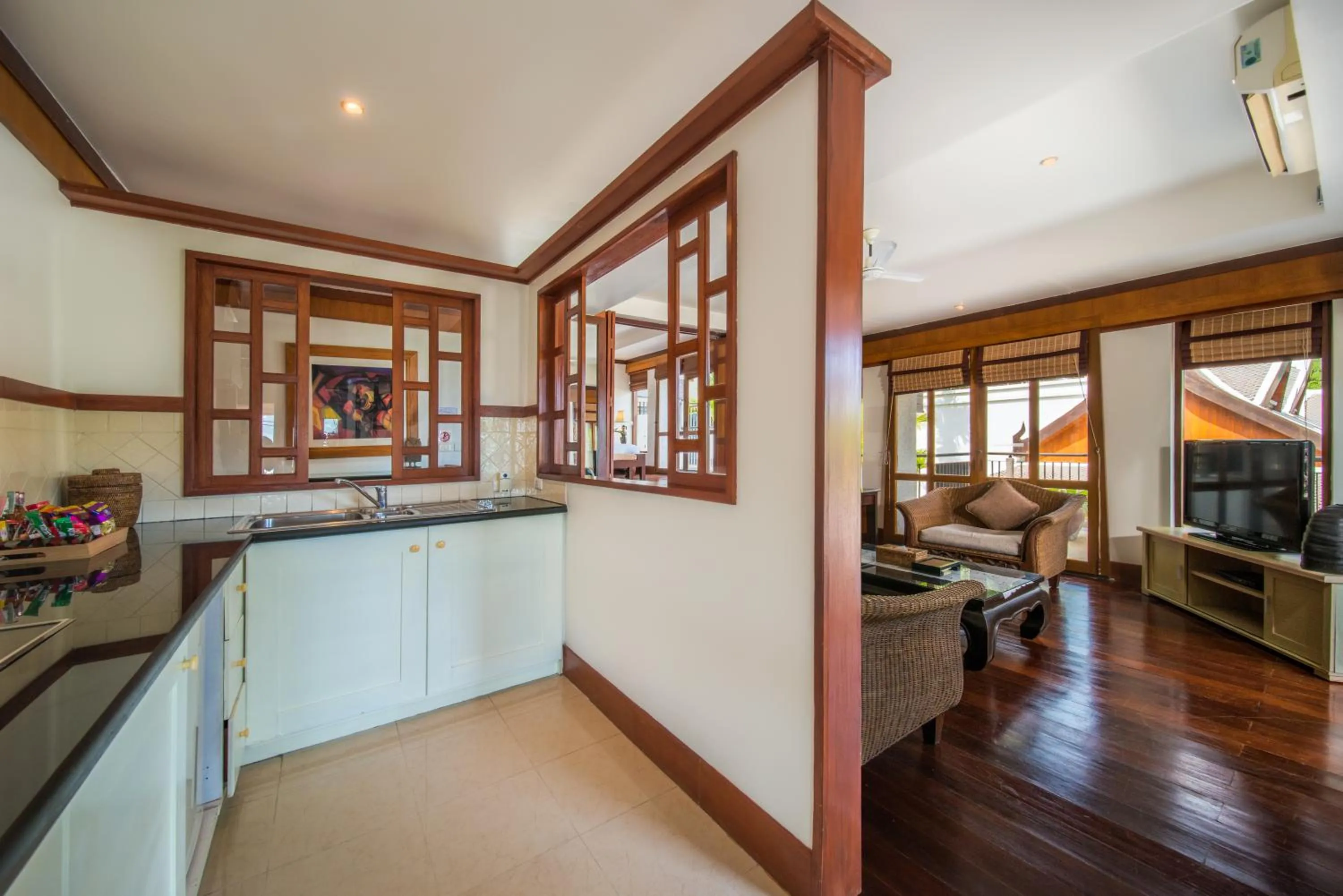 Kitchen or kitchenette in Baan Yin Dee Boutique Resort Phuket - SHA Plus