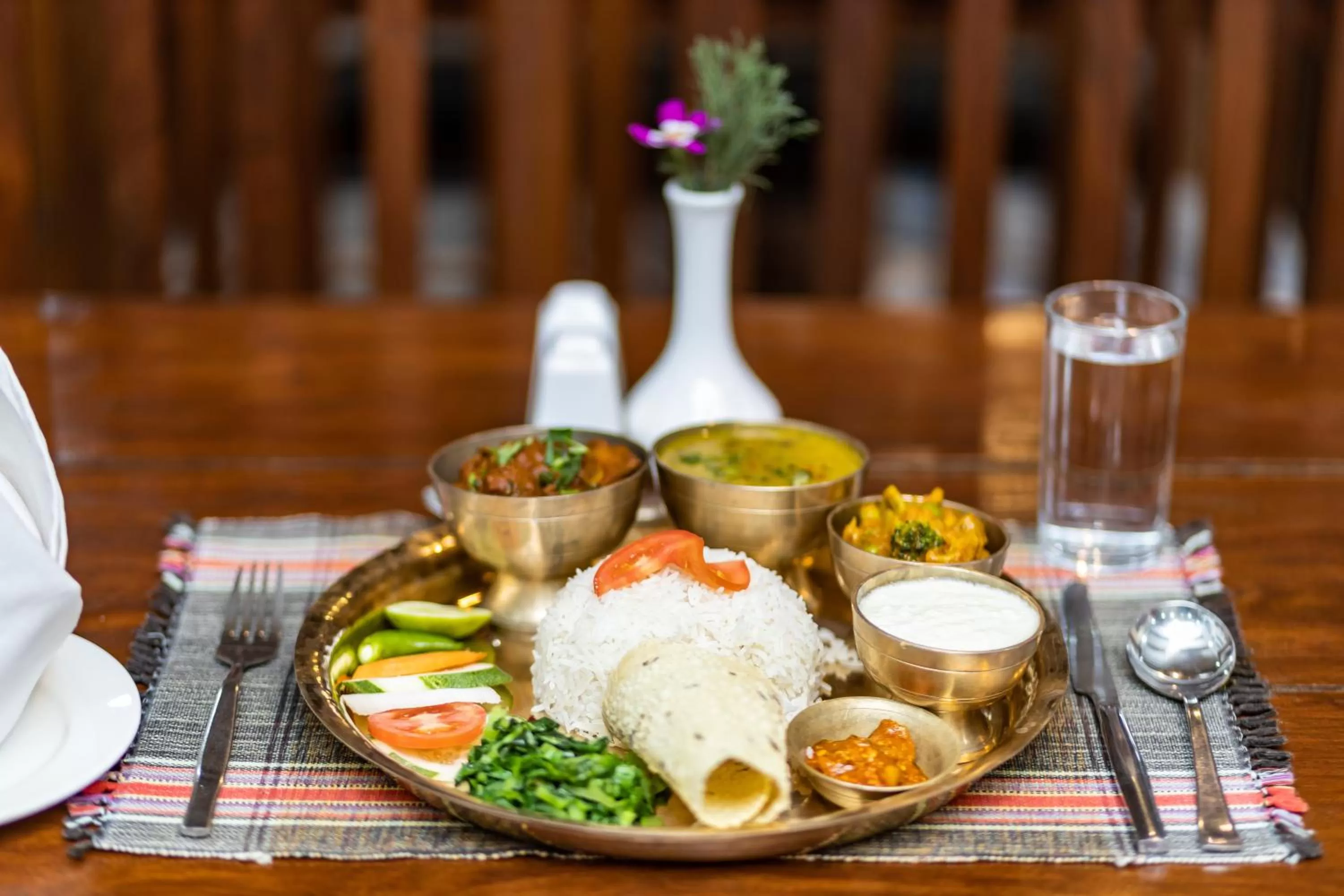Food and drinks in Kathmandu Garden Home