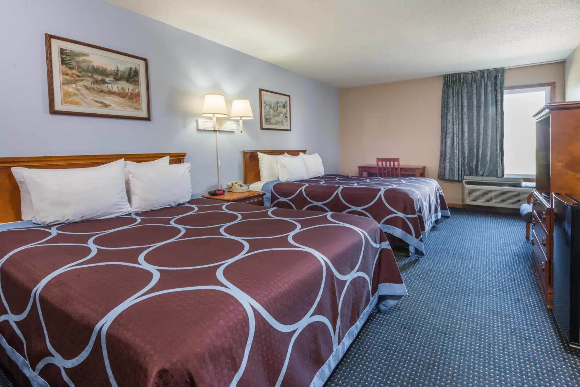 Queen Room with Two Queen Beds - Non-Smoking in Super 8 by Wyndham O'Fallon MO/St. Louis Area