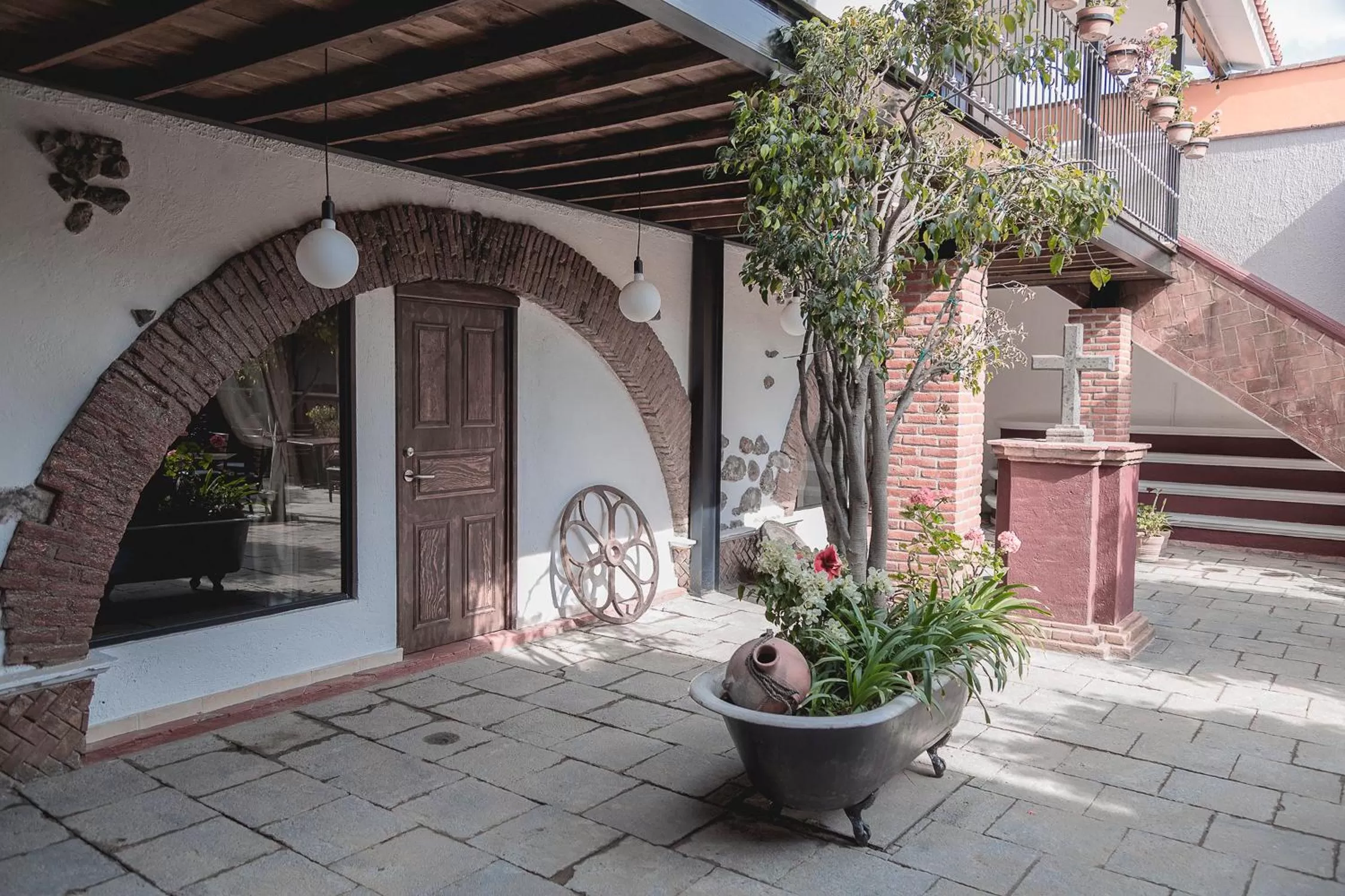 Patio in Casa Eva Hotel Boutique & Spa