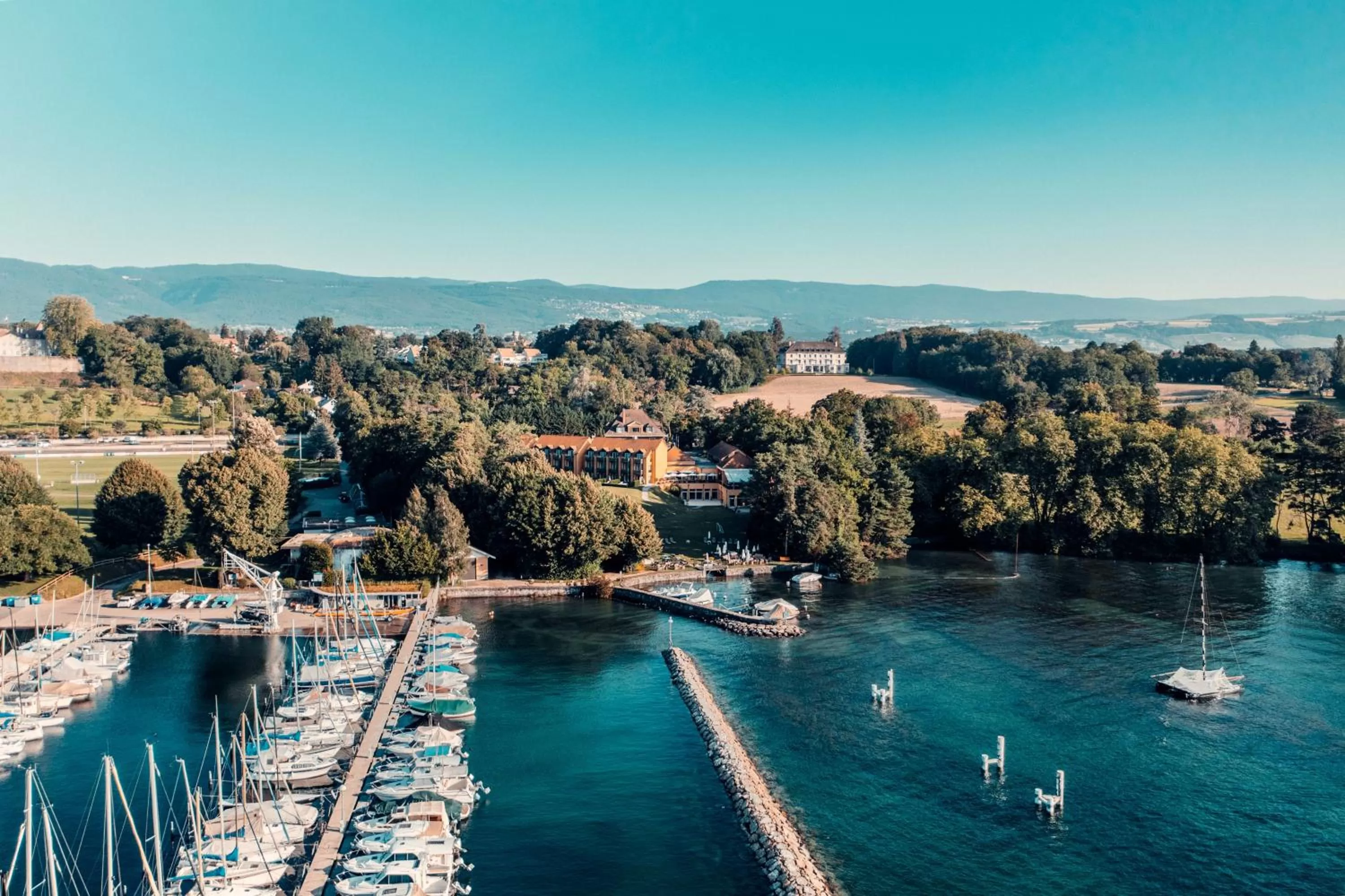 Bird's eye view in Hotel La Barcarolle