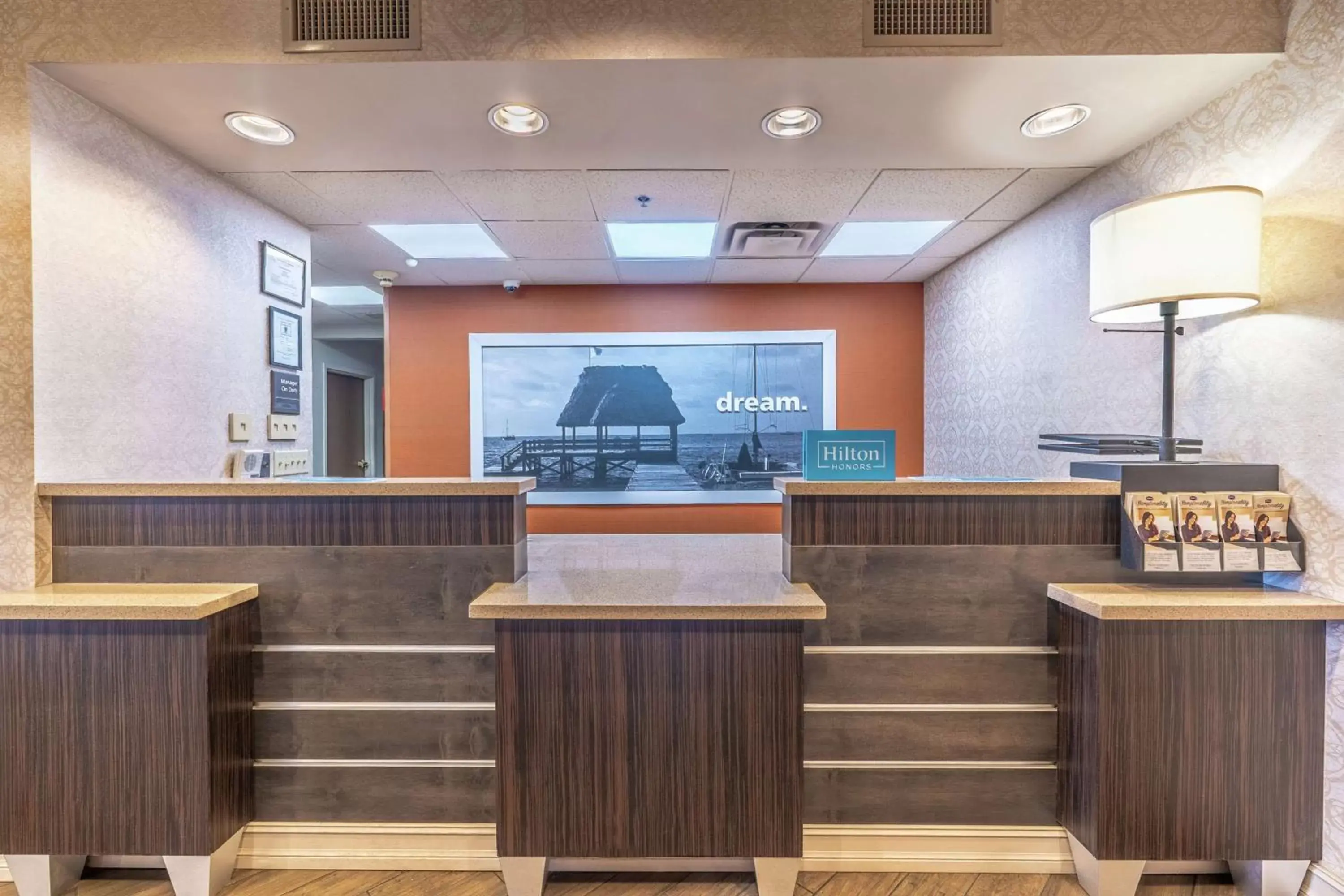 Lobby or reception in Hampton Inn Milledgeville Lobby or reception in Hampton Inn Milledgeville