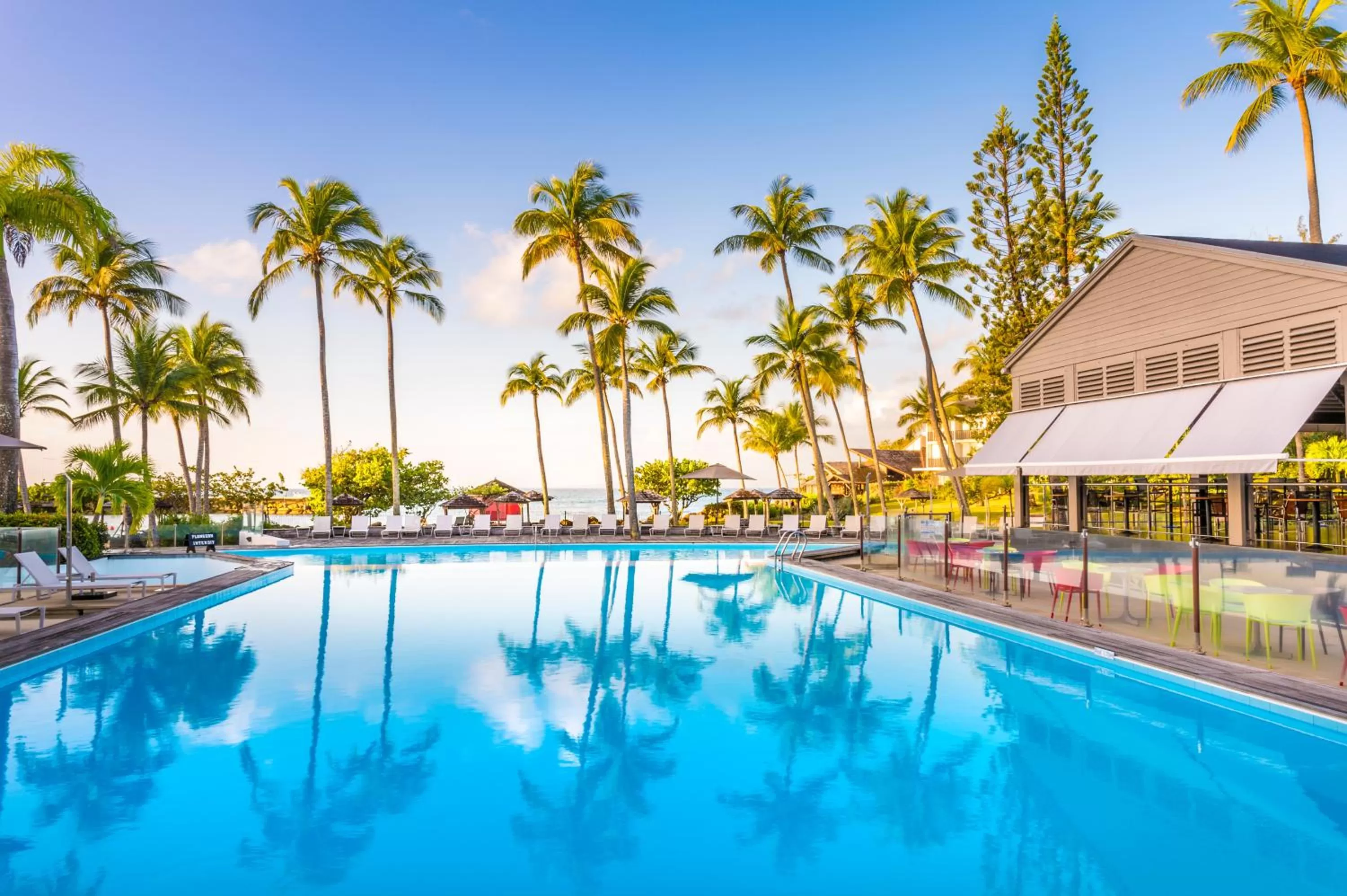 Swimming pool in Mahogany Hotel Residence & Spa