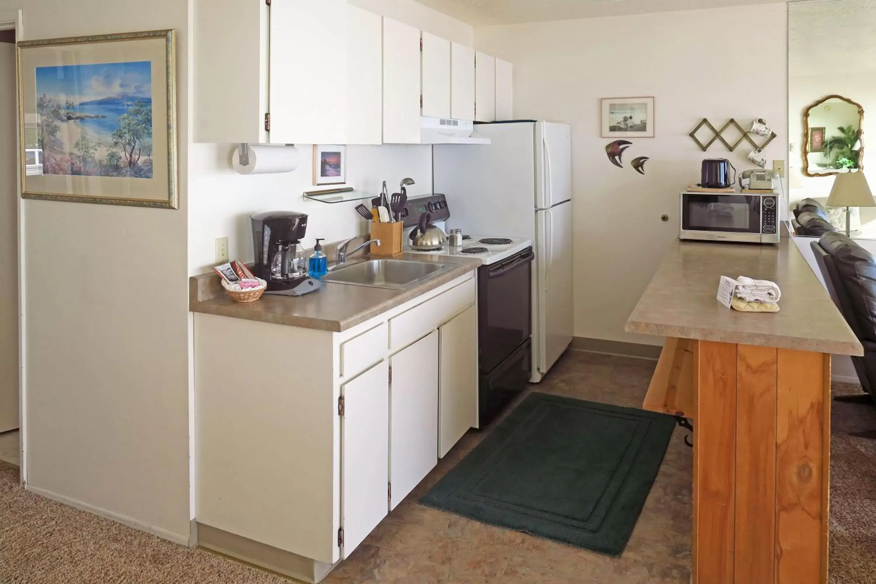 Kitchen or kitchenette in Ocean Terrace Condominiums