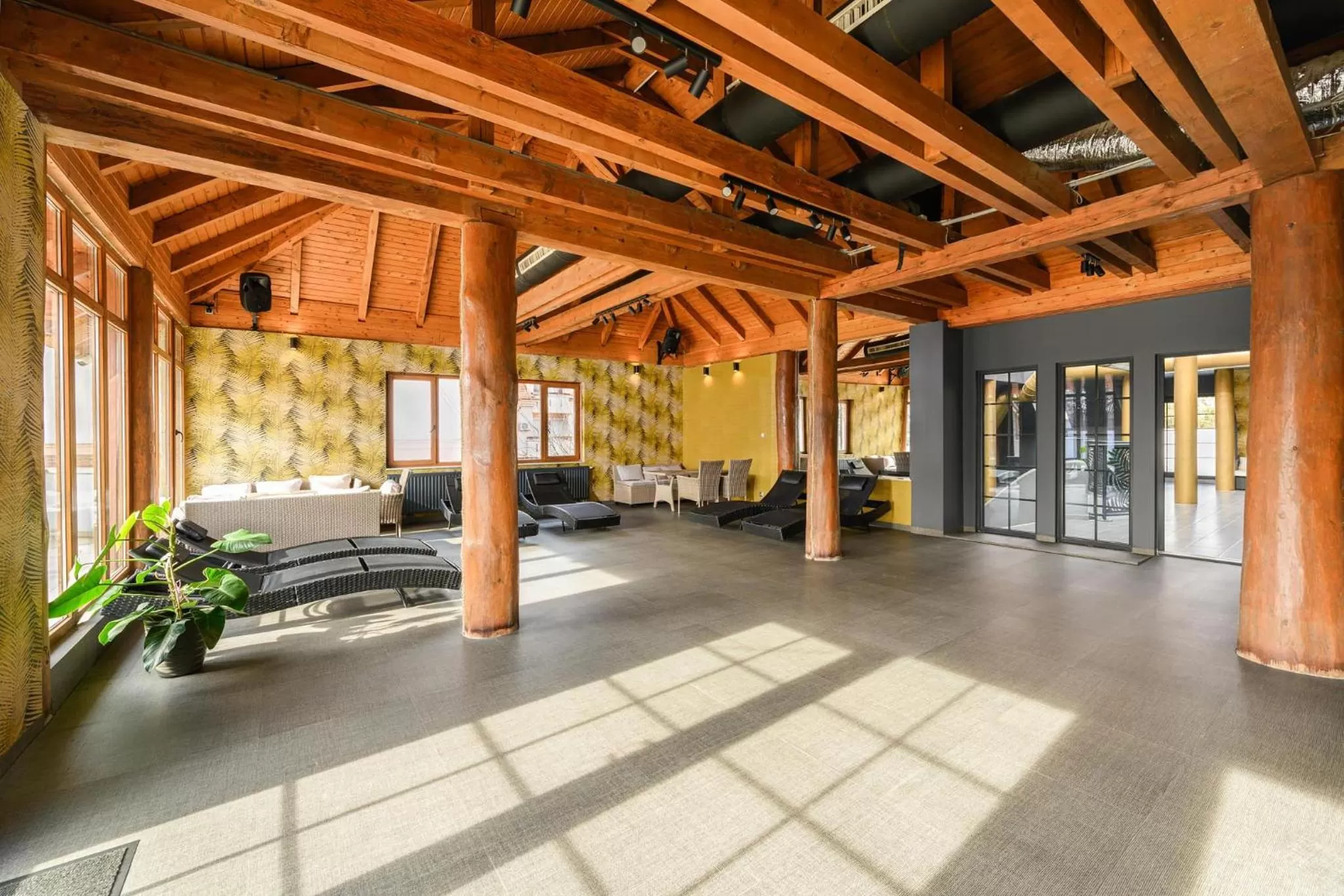 sunbed in Park Hotel Ambrózia