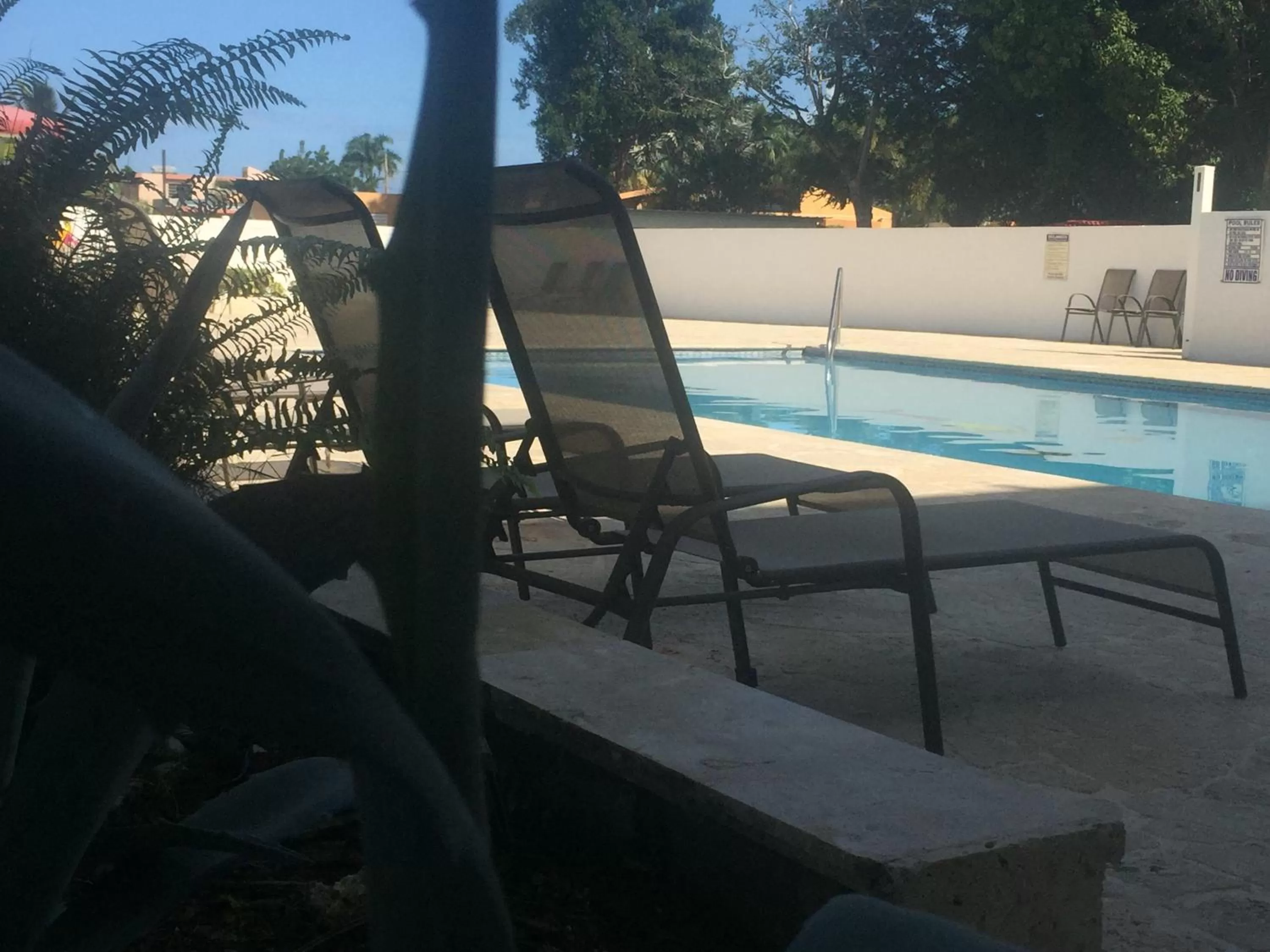 Swimming pool in Arecibo Inn