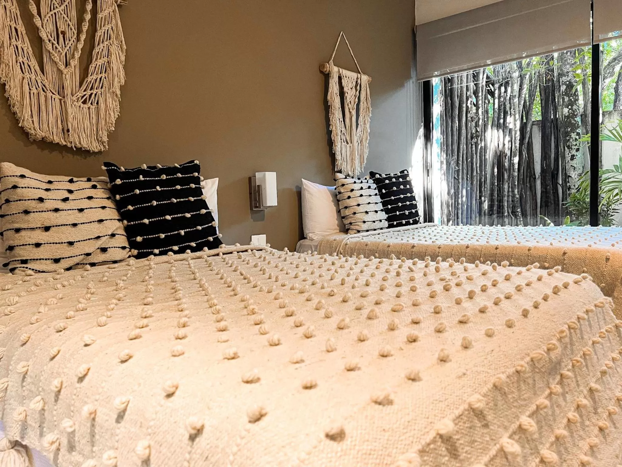 Bed in Orchid House Tulum Jungle