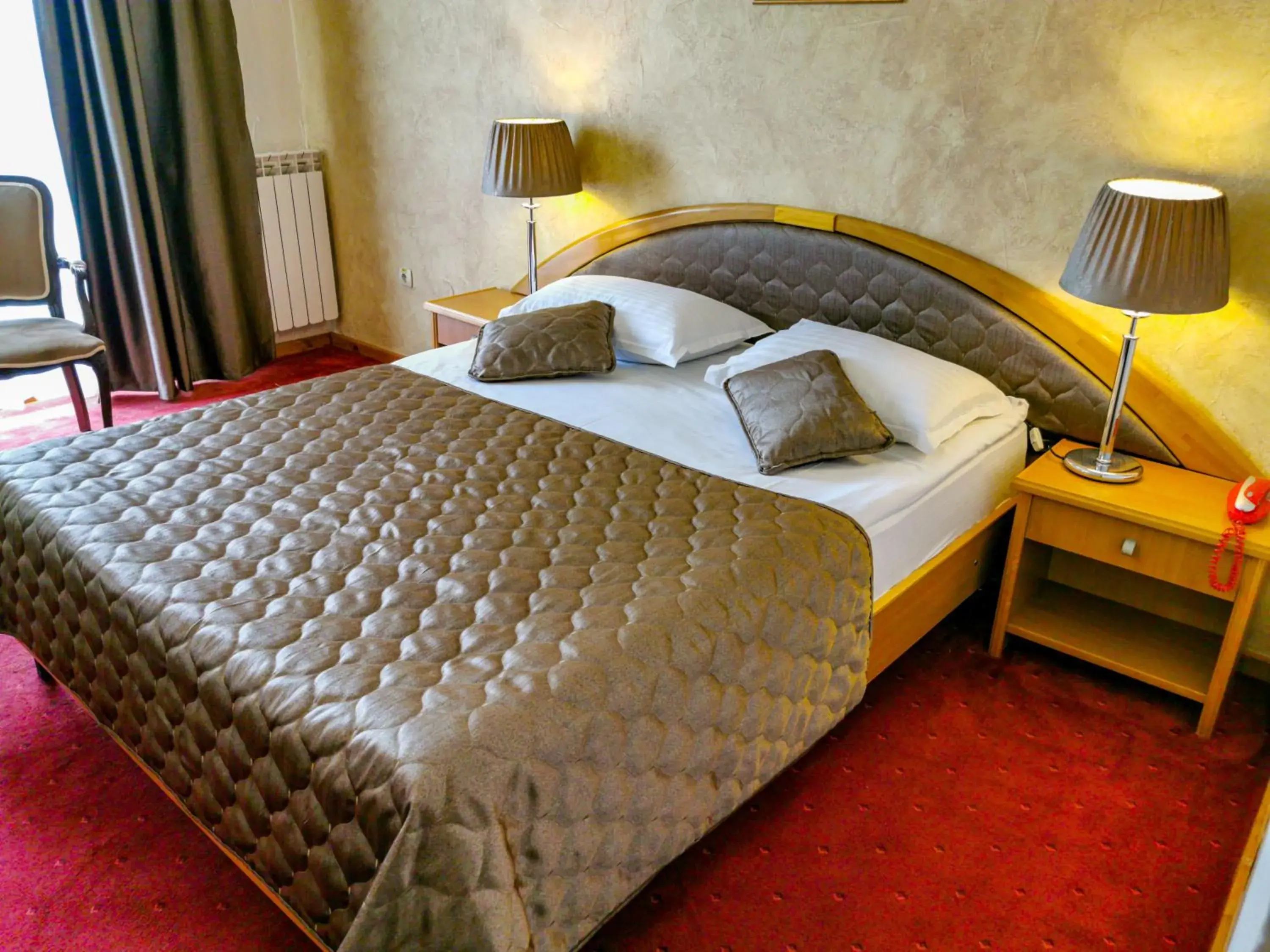 Bed in Hotel Belvedere