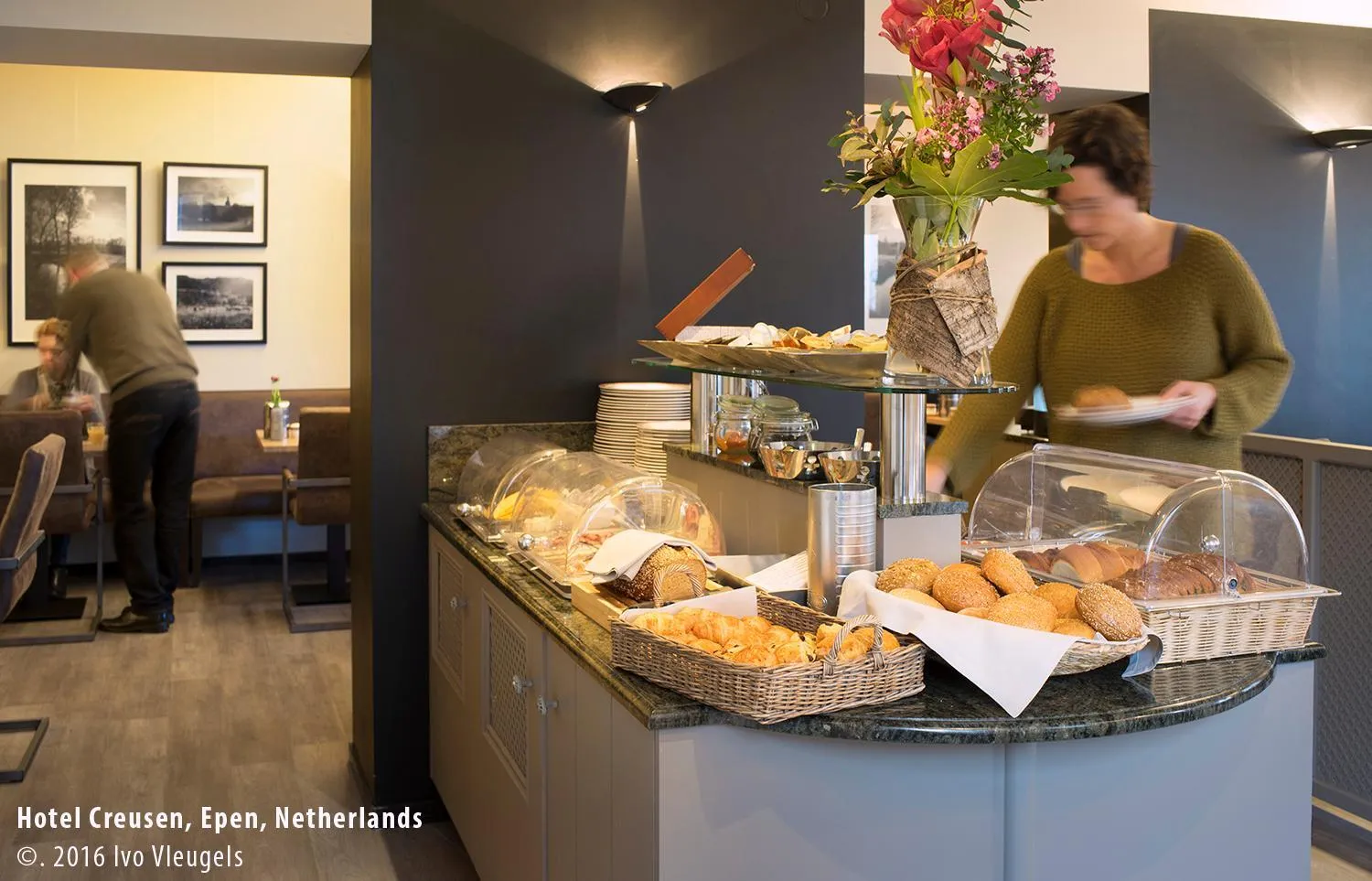 Buffet breakfast in Hotel Creusen