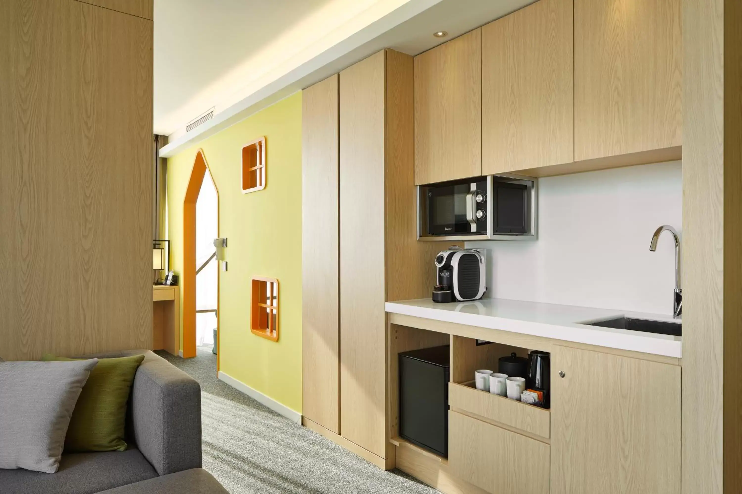 Kitchen or kitchenette, Kitchen/Kitchenette in Nine Tree Premier Hotel Insadong