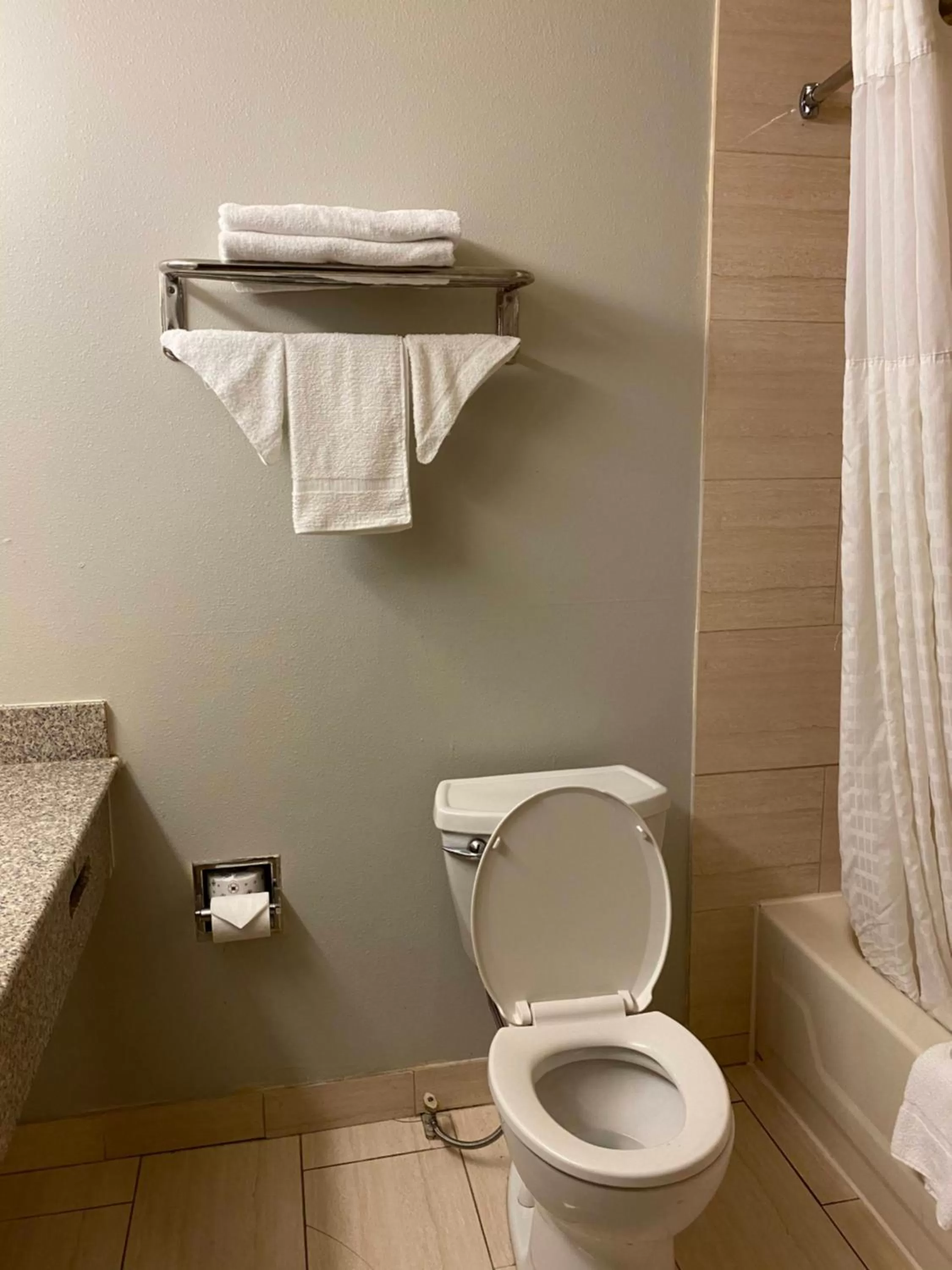 Bathroom in Travelodge by Wyndham Laurel Ft Meade Near NSA